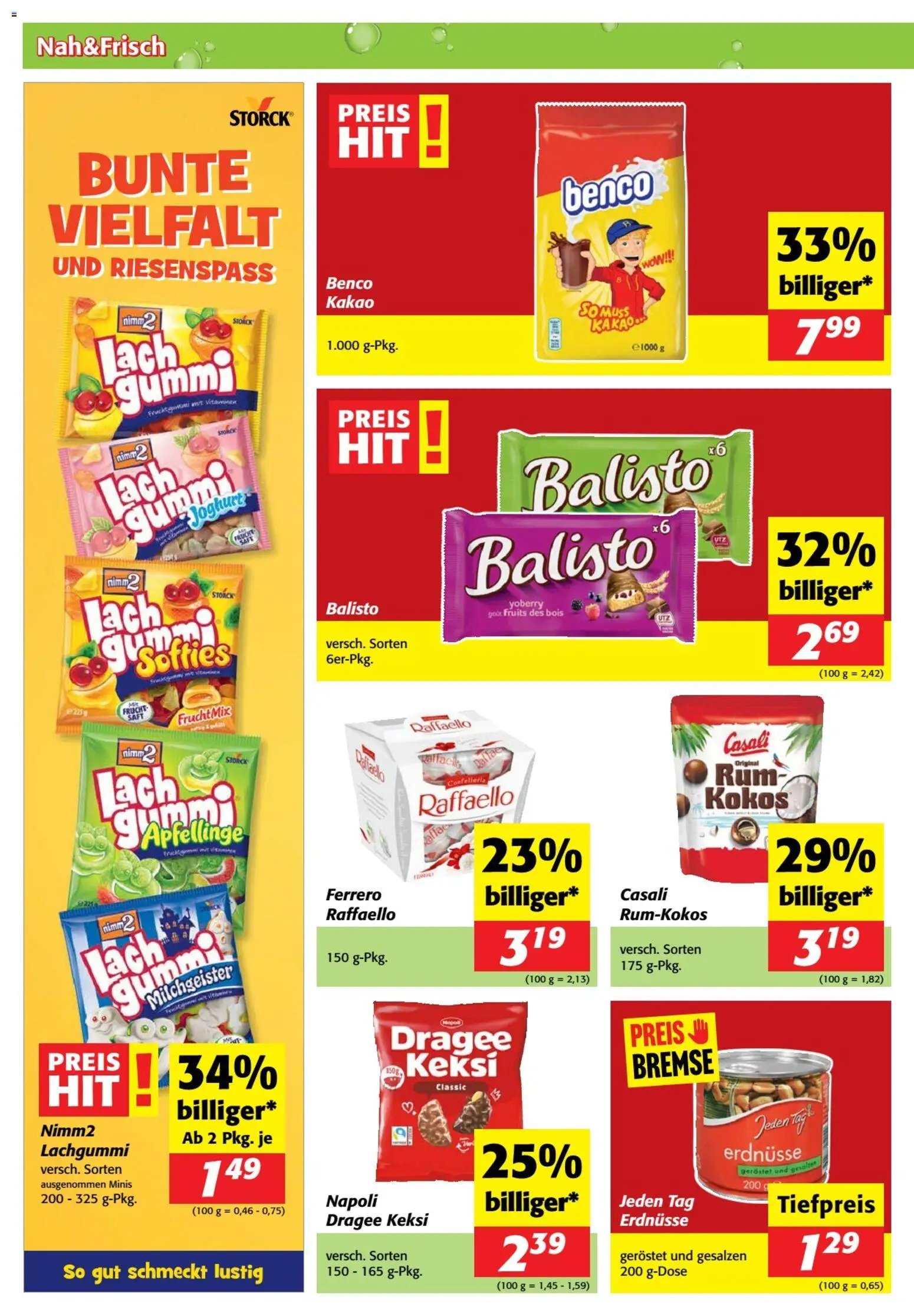 Nah und Frisch Flugblatt