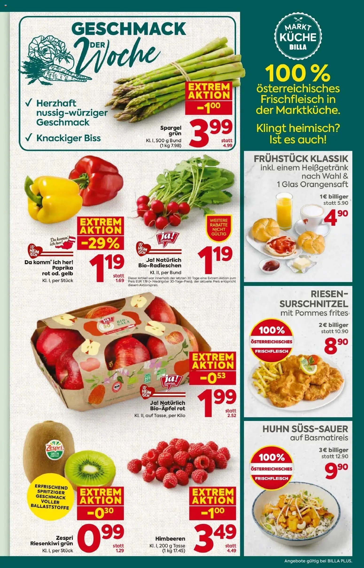 Billa Plus Flugblatt - Niederösterreich