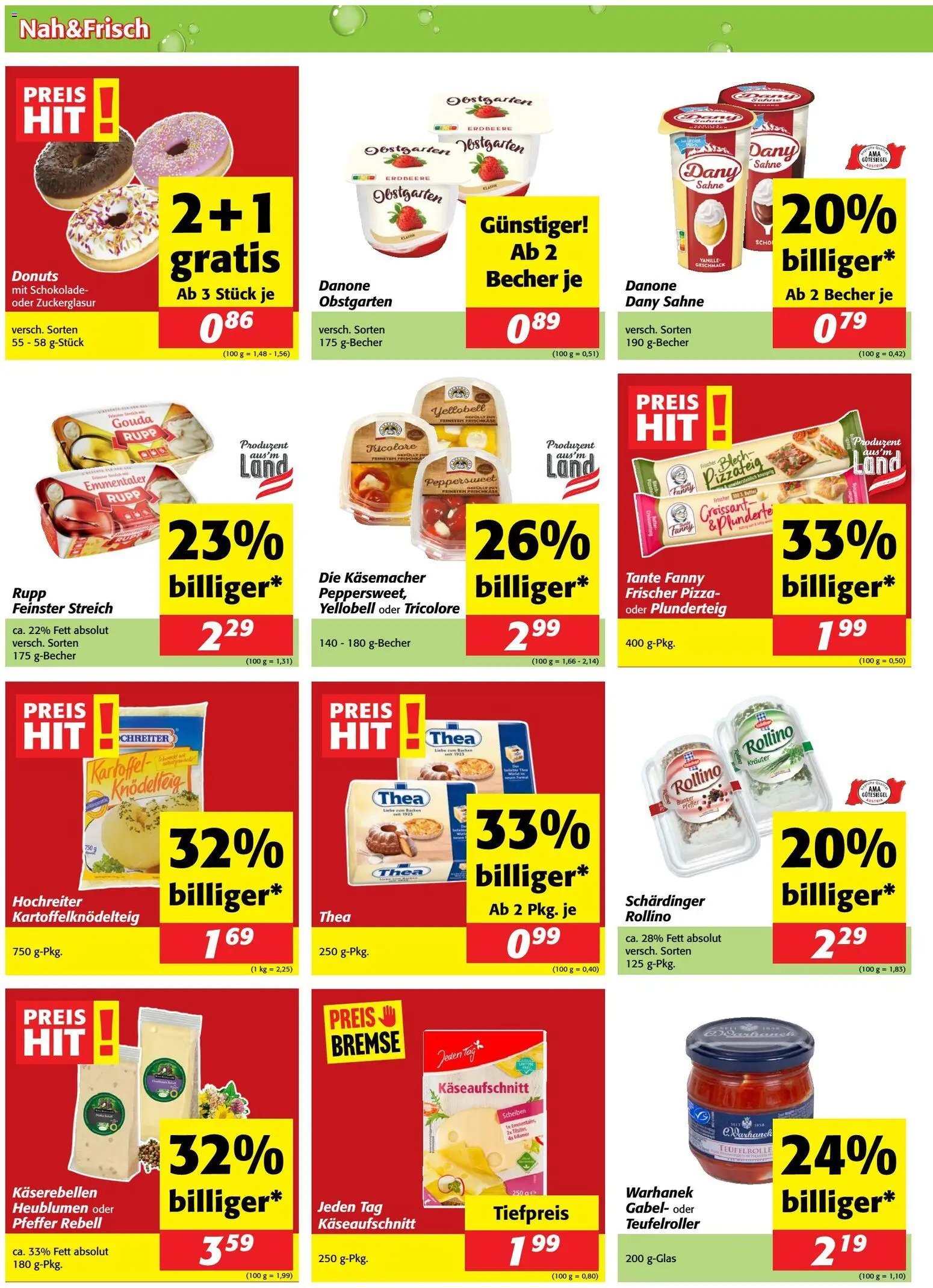 Nah und Frisch Flugblatt