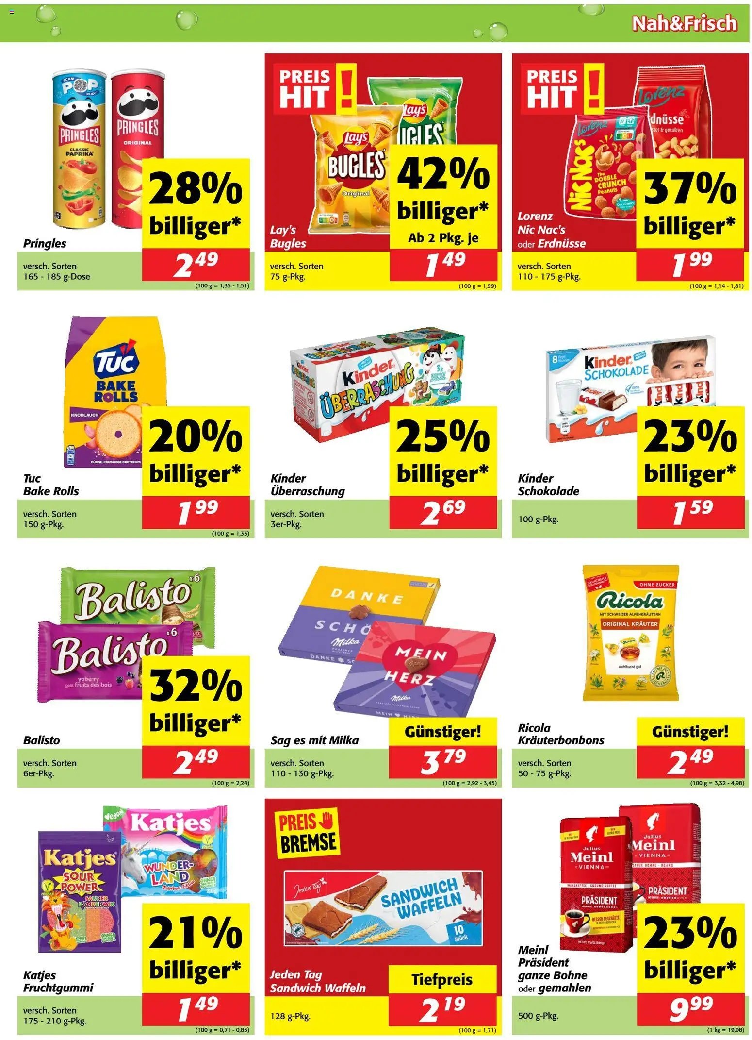 Nah und Frisch Flugblatt