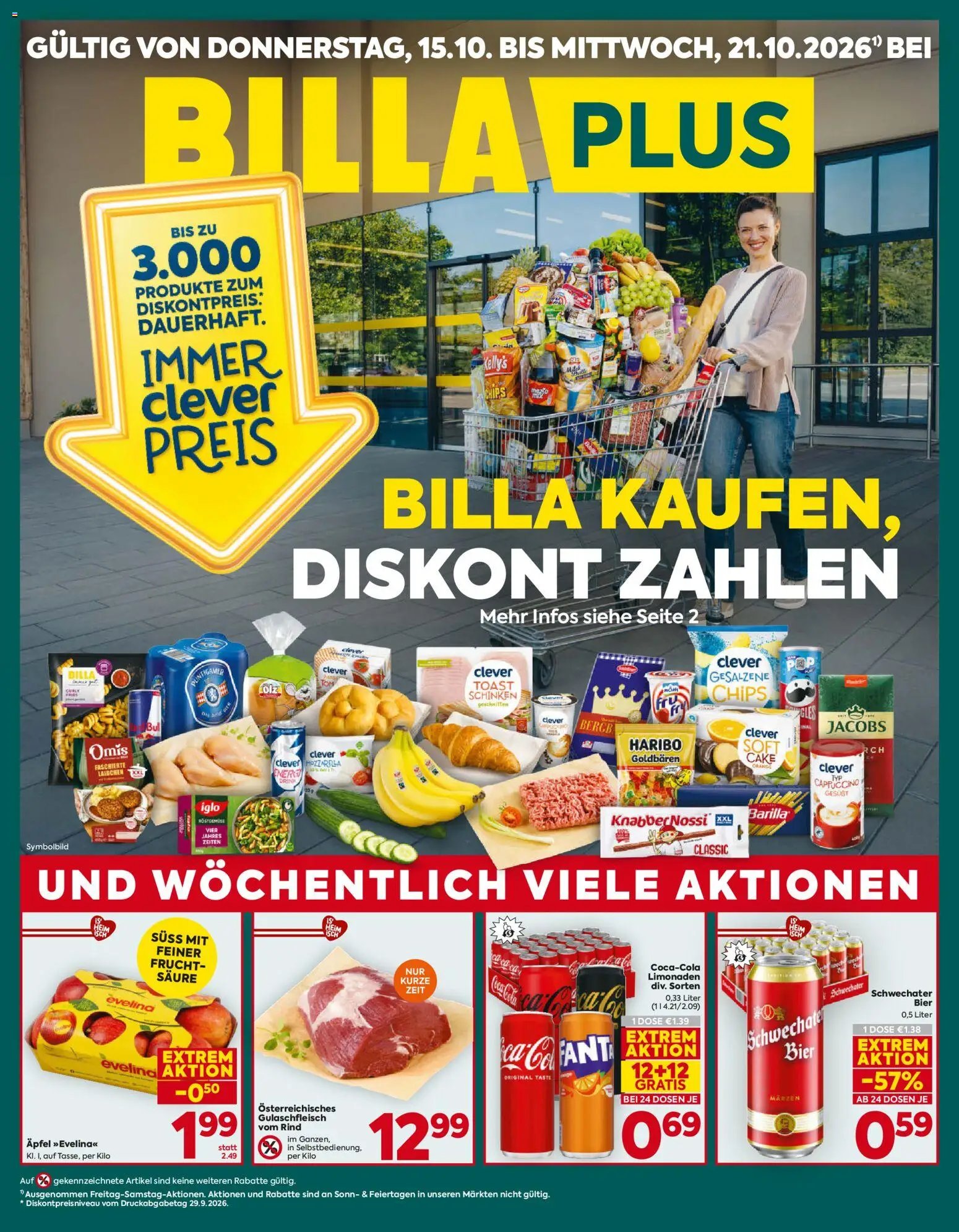 Billa Plus Flugblatt