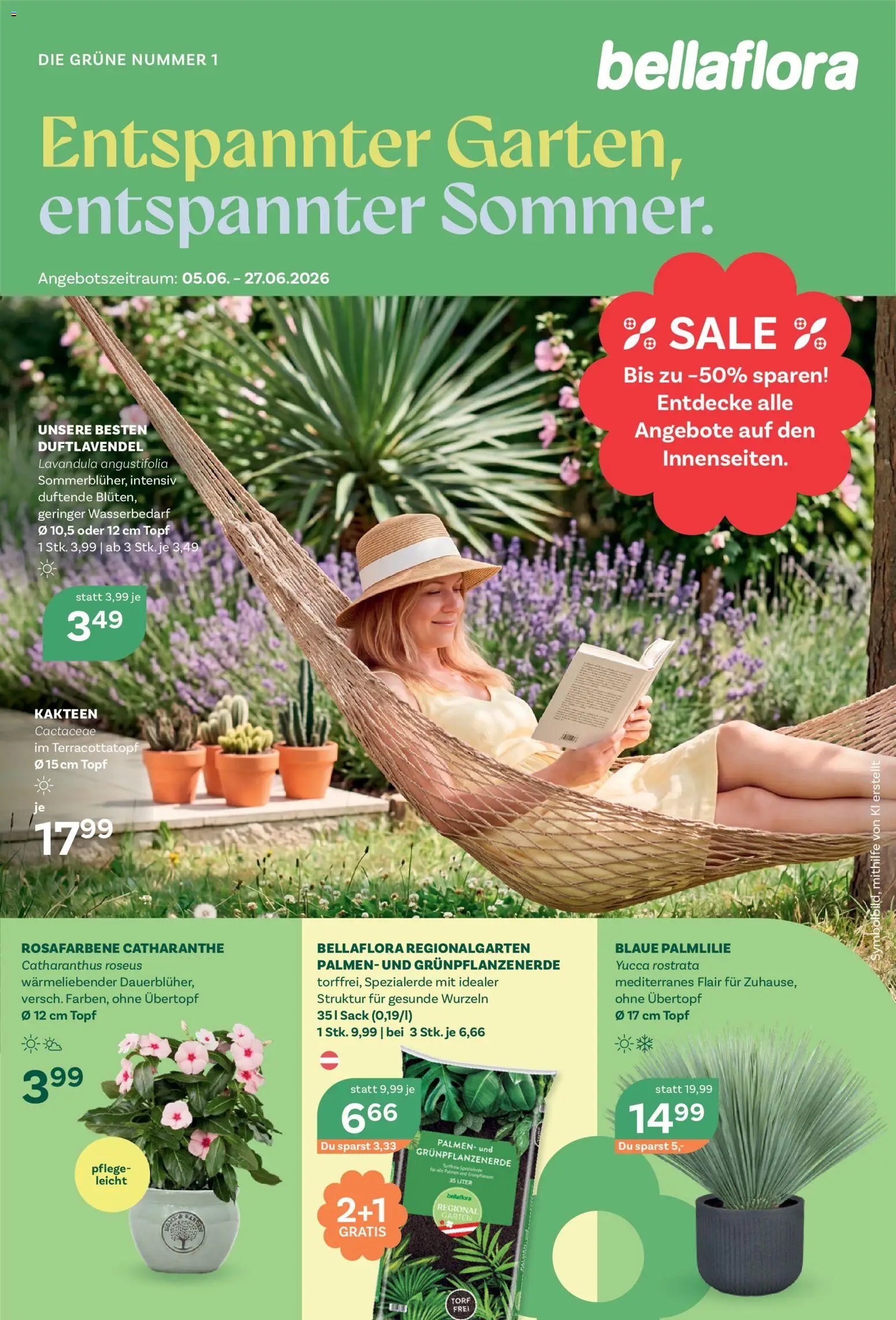 bellaflora Flugblatt