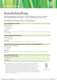 bellaflora - Stärkung und Regeneration von Rasenflächen