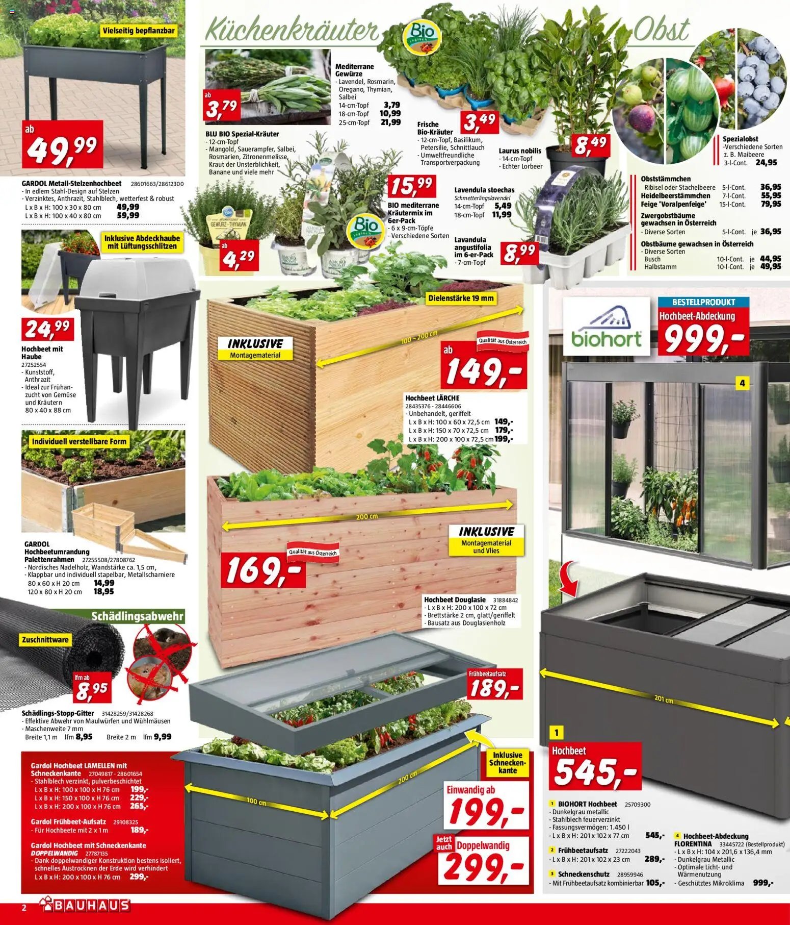 Bauhaus Prospekt aktuell