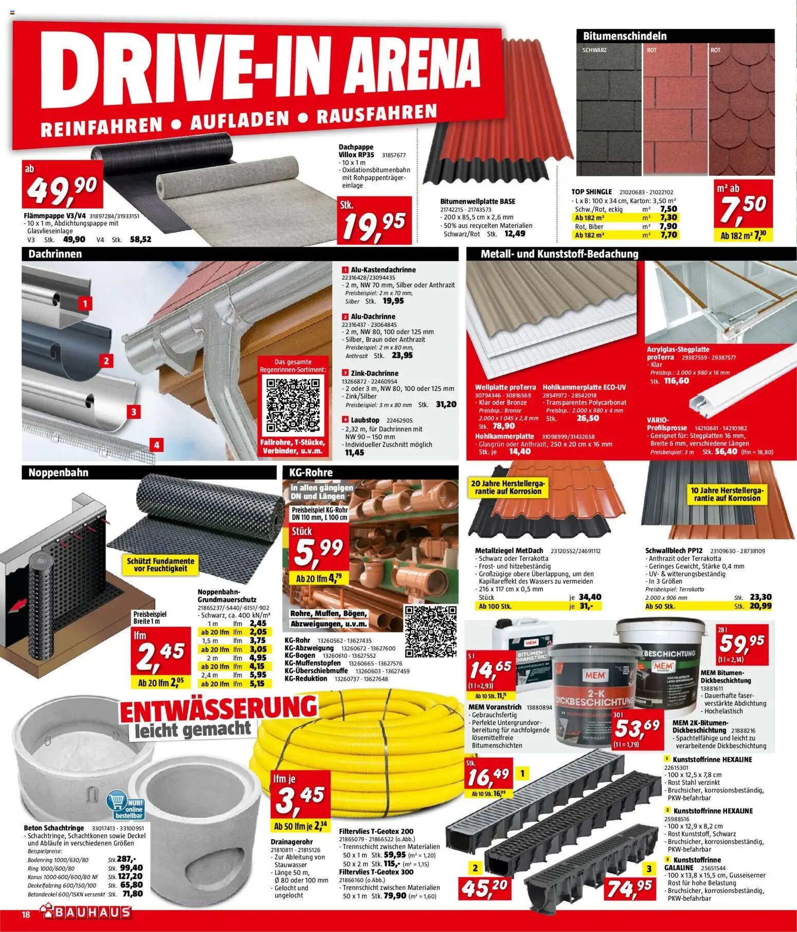 Bauhaus Prospekt aktuell