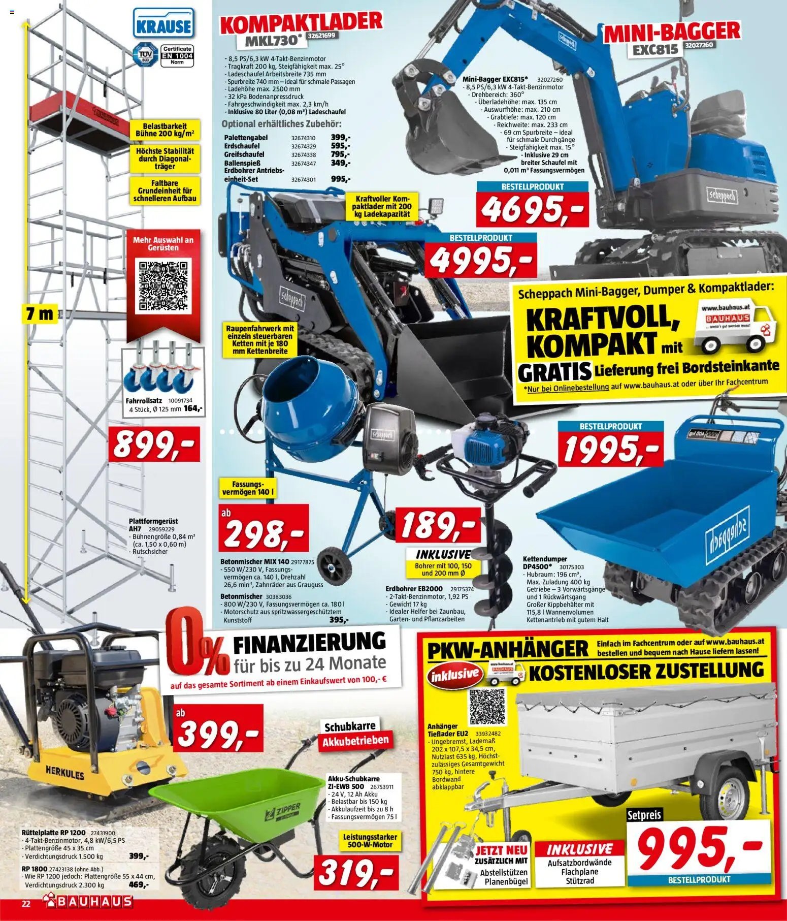 Bauhaus Prospekt aktuell