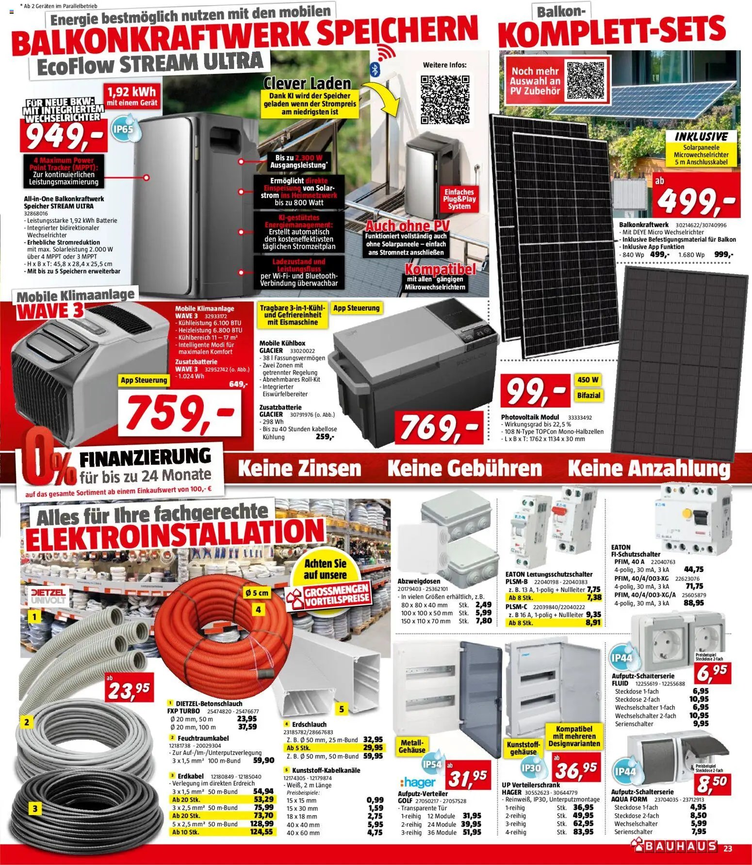 Bauhaus Prospekt aktuell