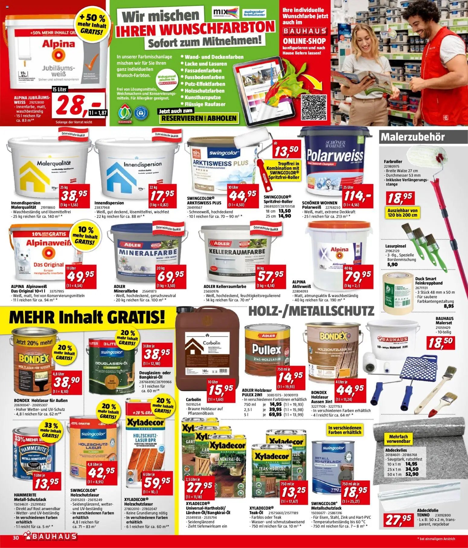 Bauhaus Prospekt aktuell