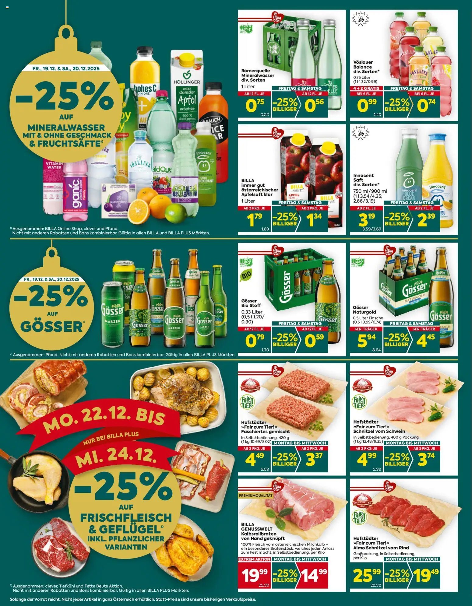 Billa Plus Flugblatt