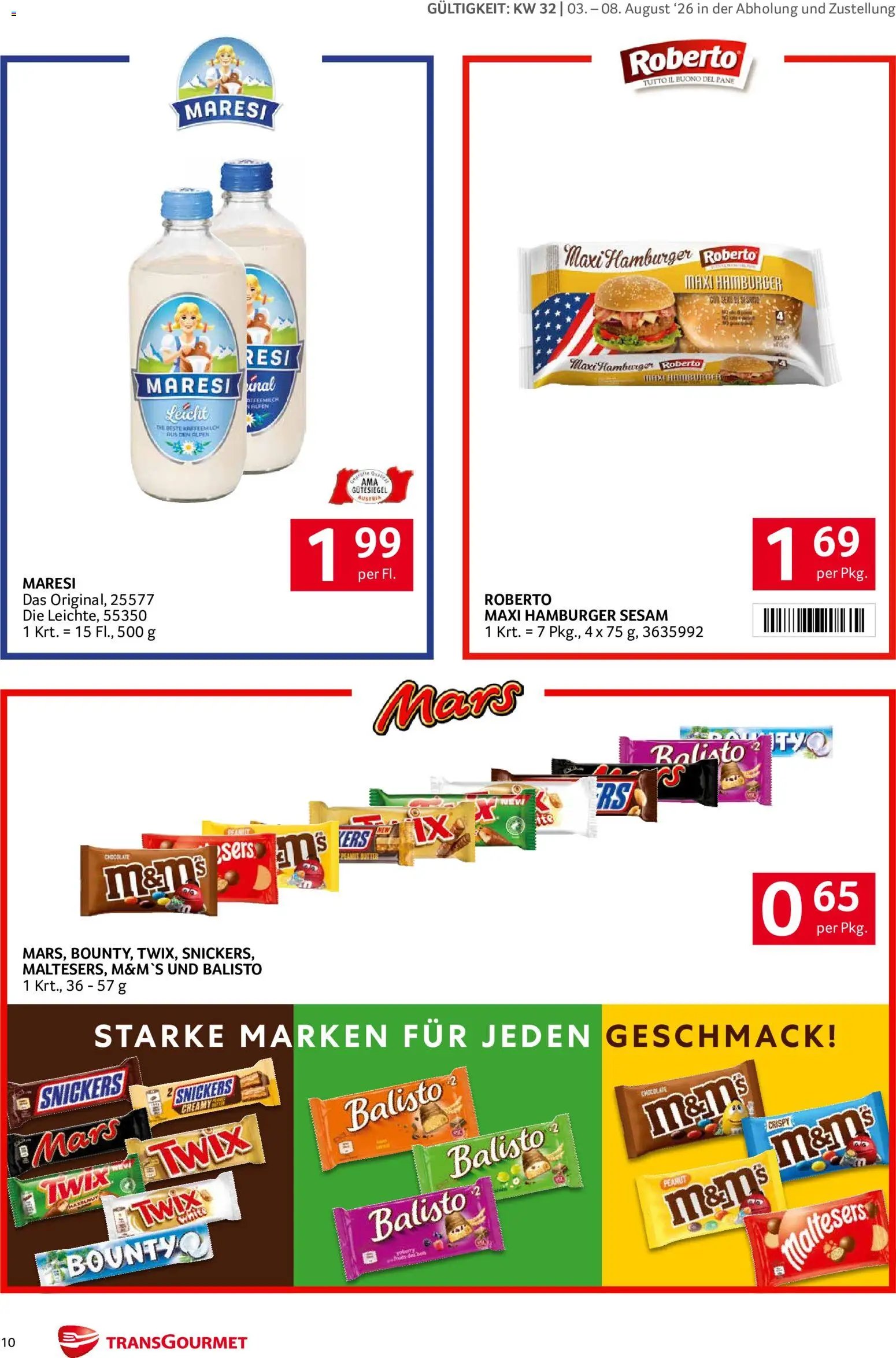 Transgourmet Markenfest Woche