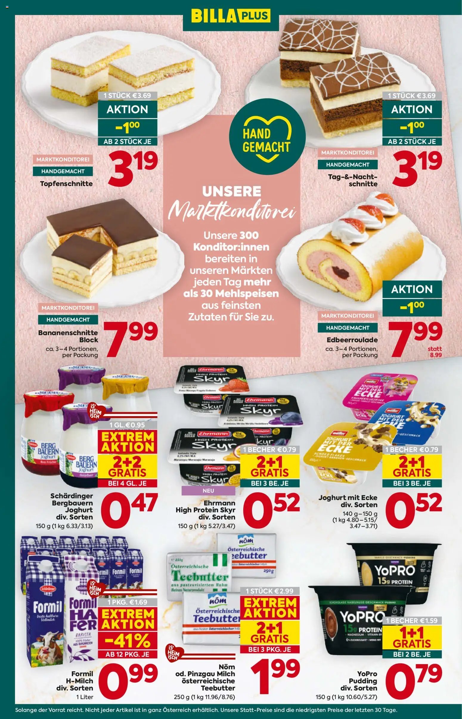 Billa Plus Flugblatt - Oberösterreich