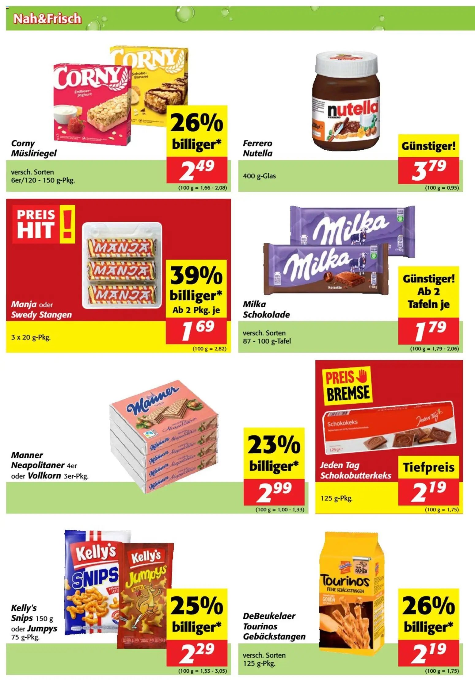 Nah und Frisch Flugblatt