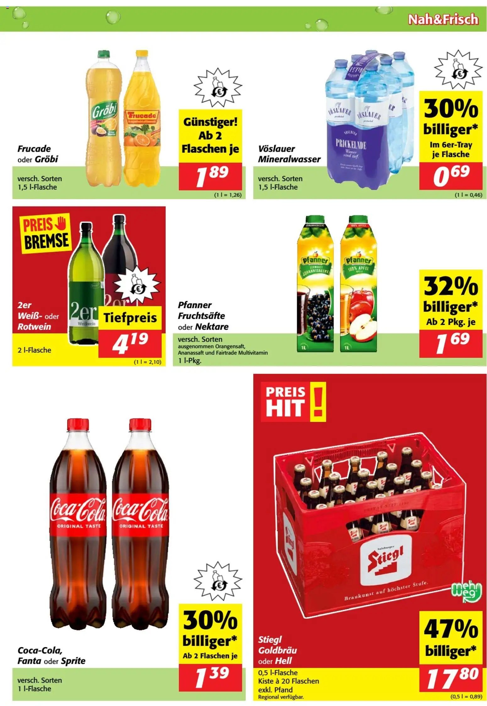 Nah und Frisch Flugblatt