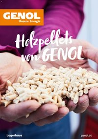 Lagerhaus Genol Holzpellets