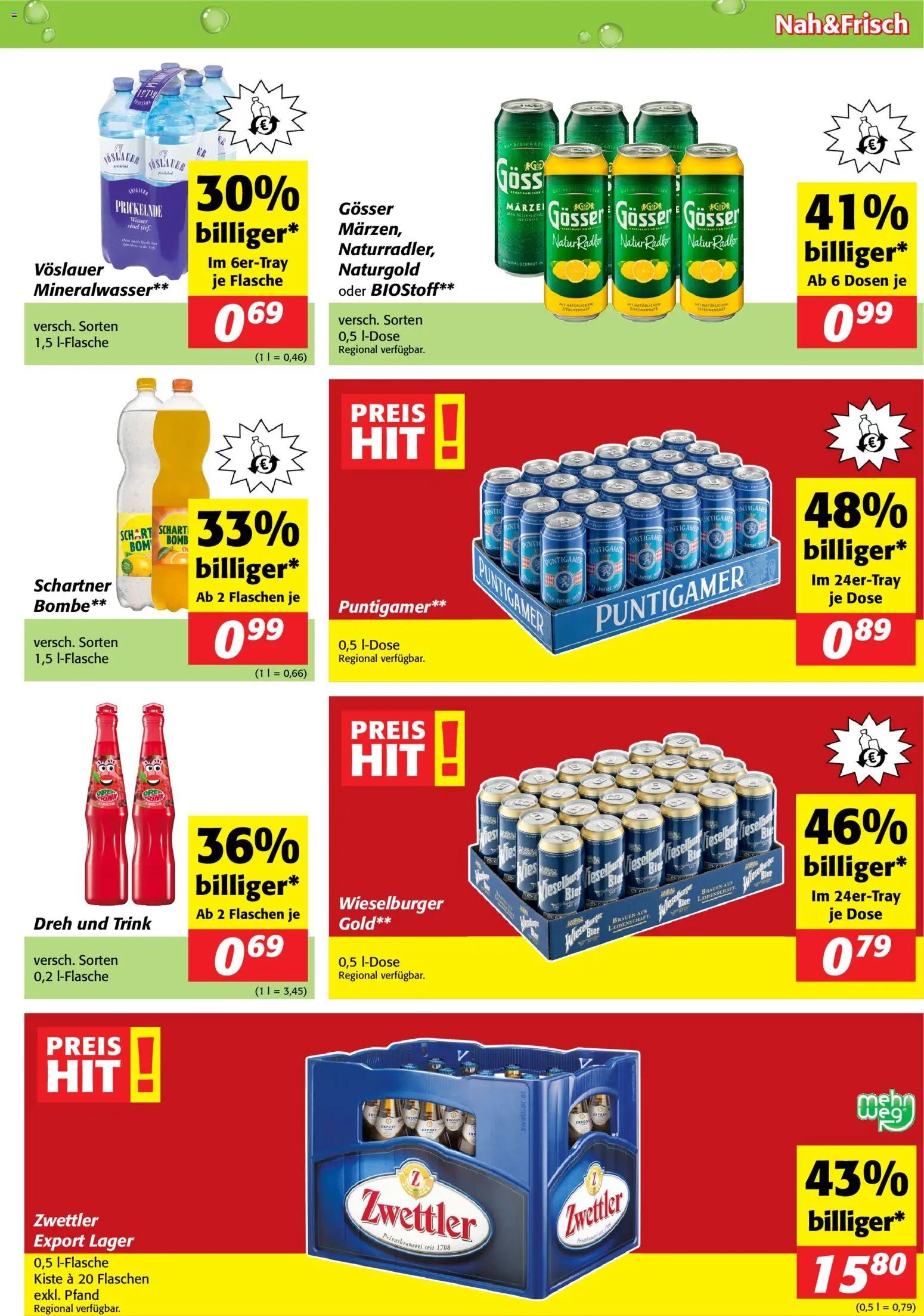 Nah und Frisch Flugblatt