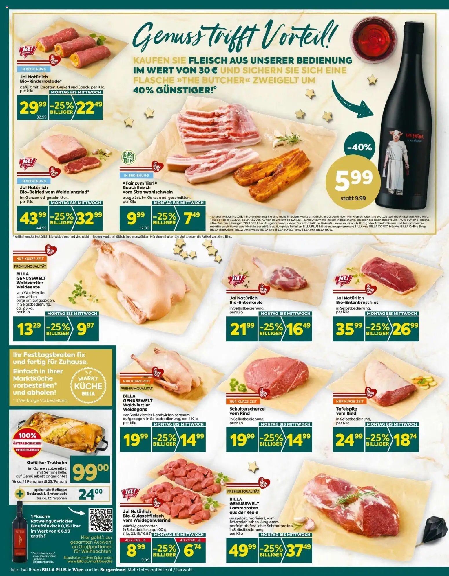Billa Plus Flugblatt - Wien