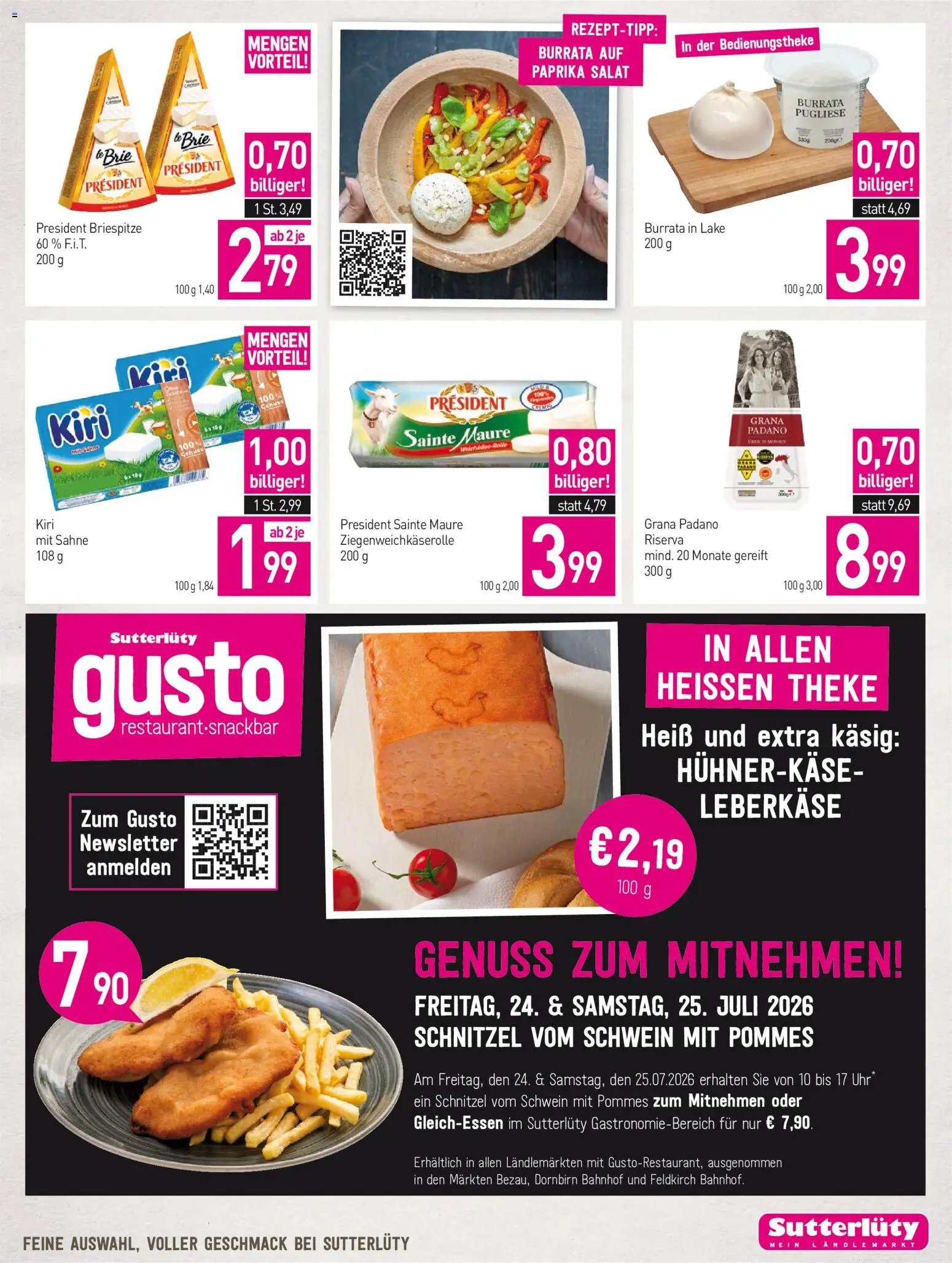 Sutterlüty Flugblatt