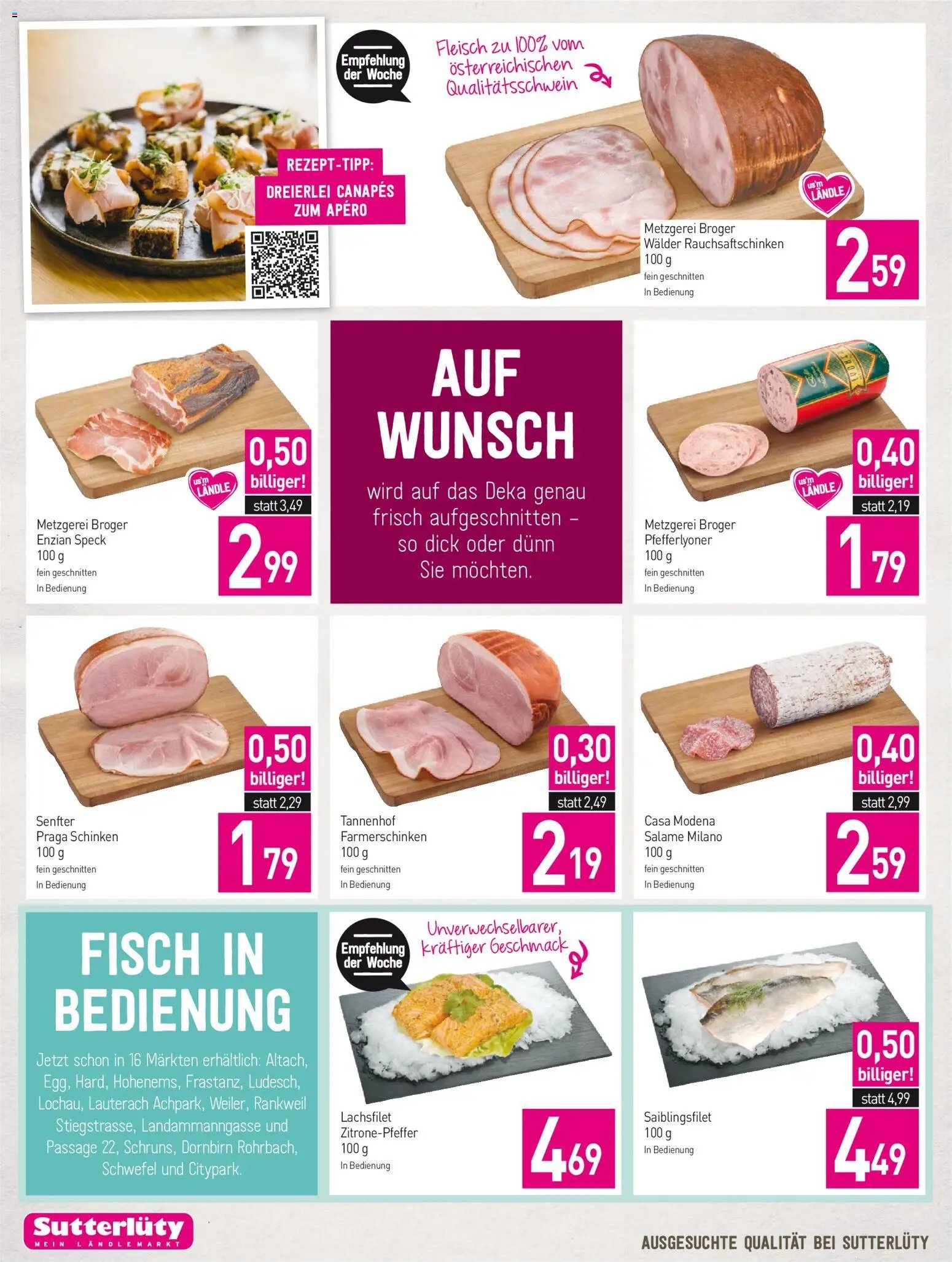 Sutterlüty Flugblatt