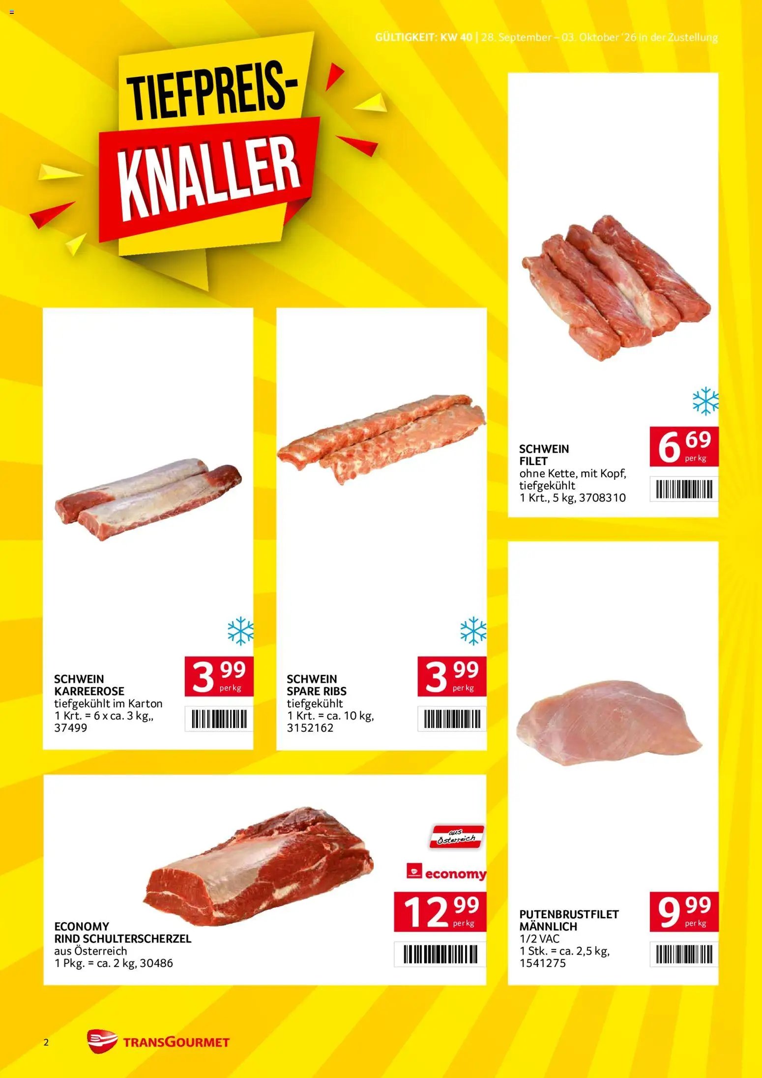 Transgourmet Zustellaktion