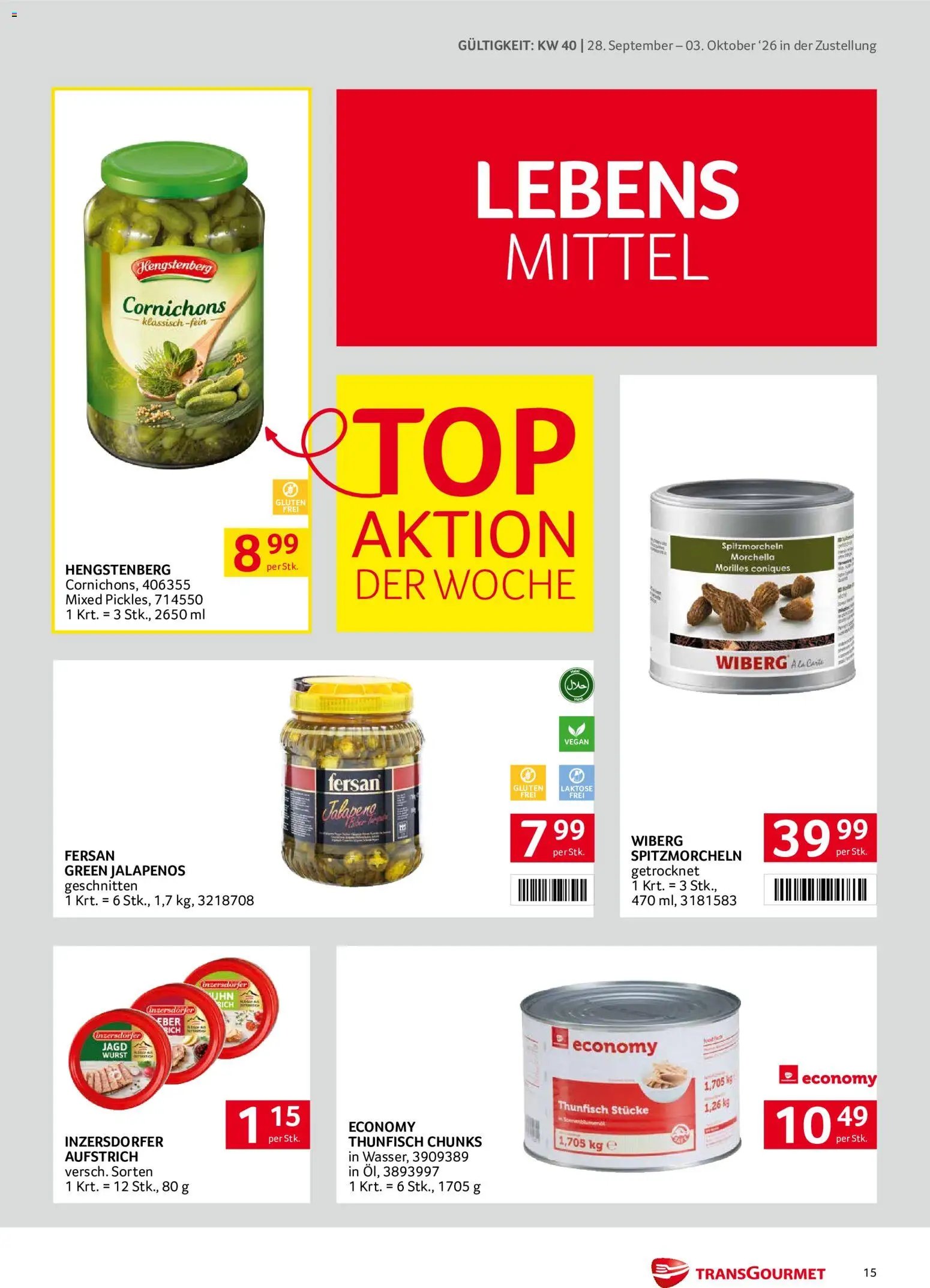 Transgourmet Zustellaktion