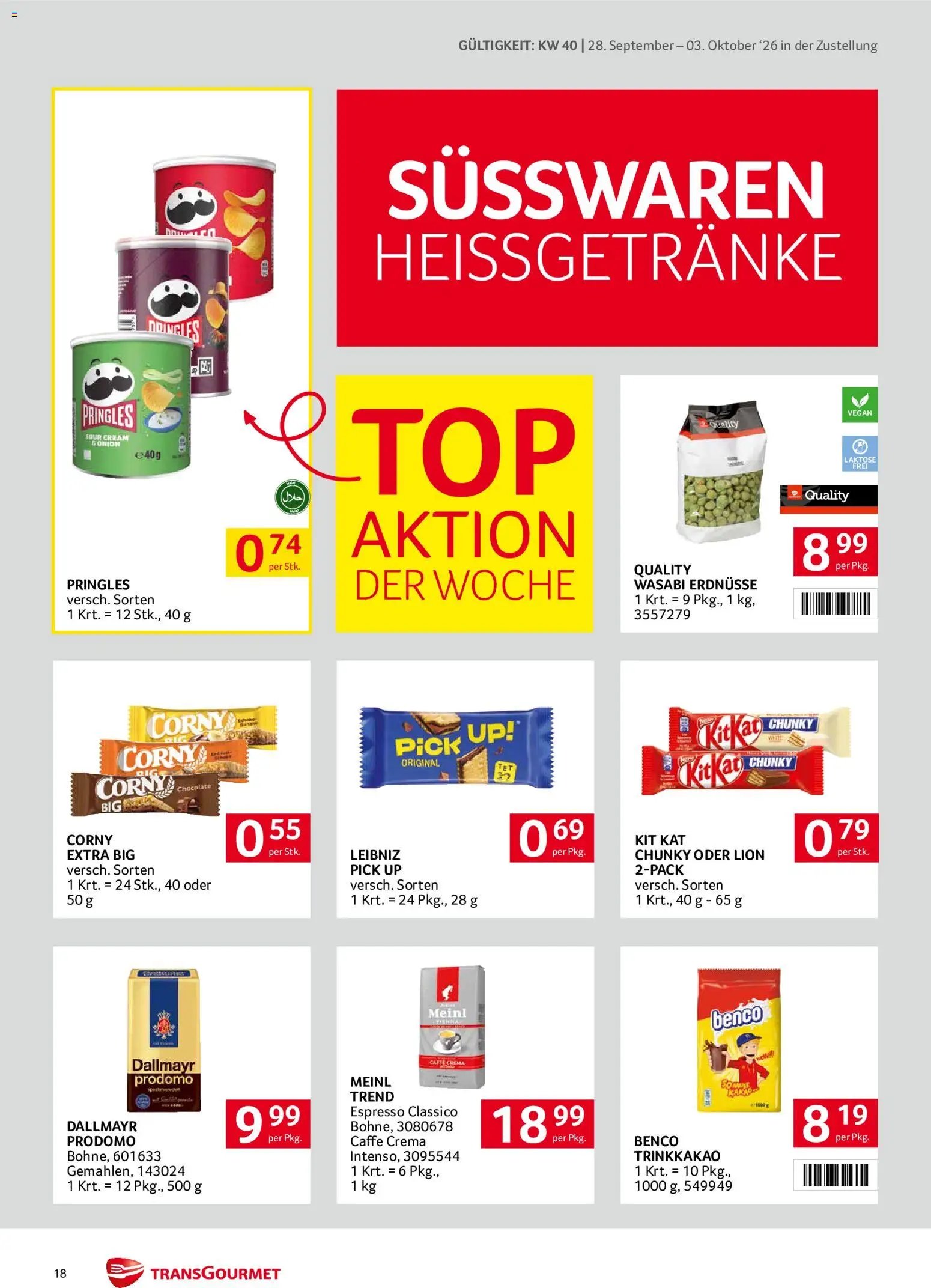Transgourmet Zustellaktion