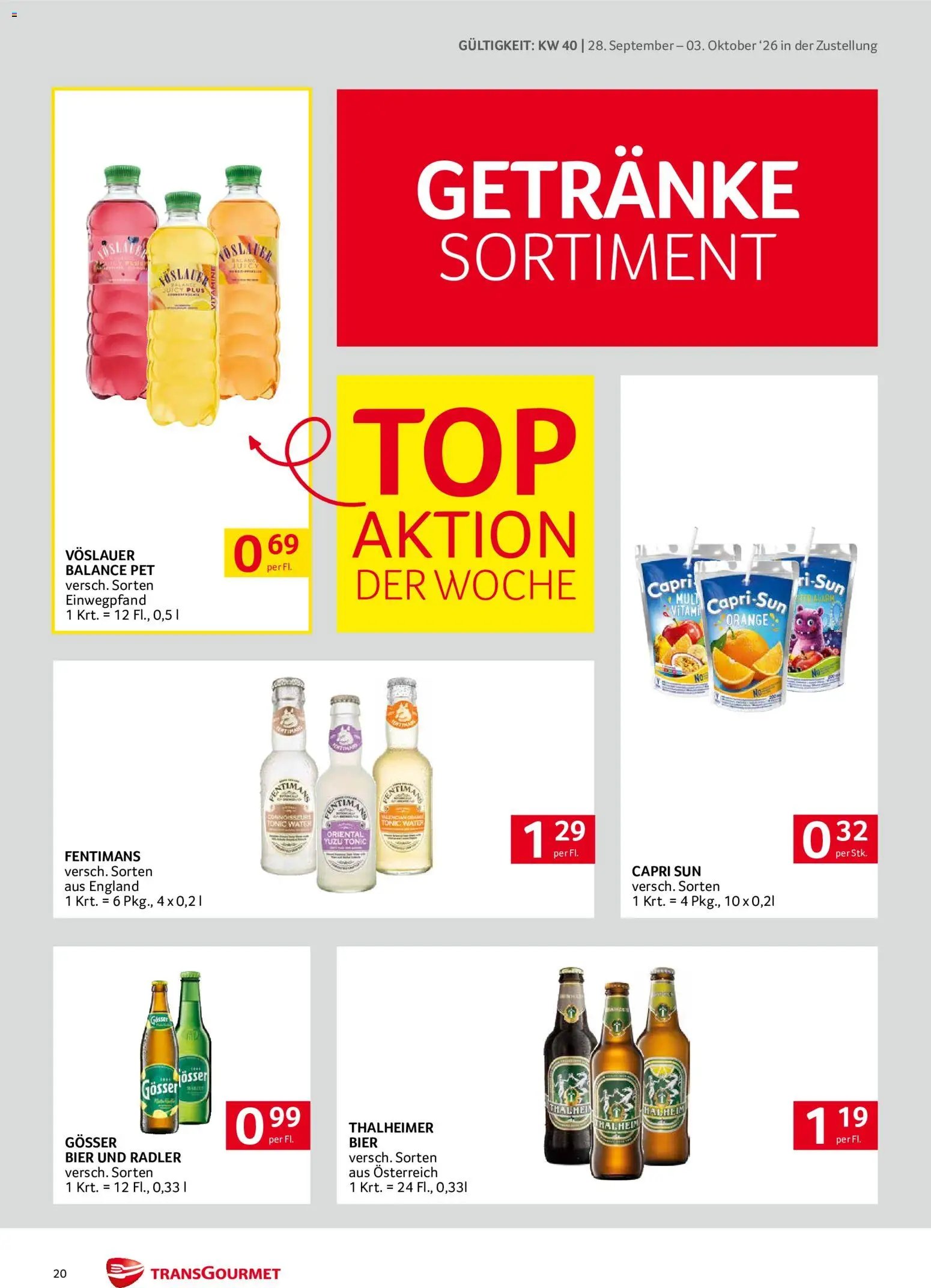 Transgourmet Zustellaktion