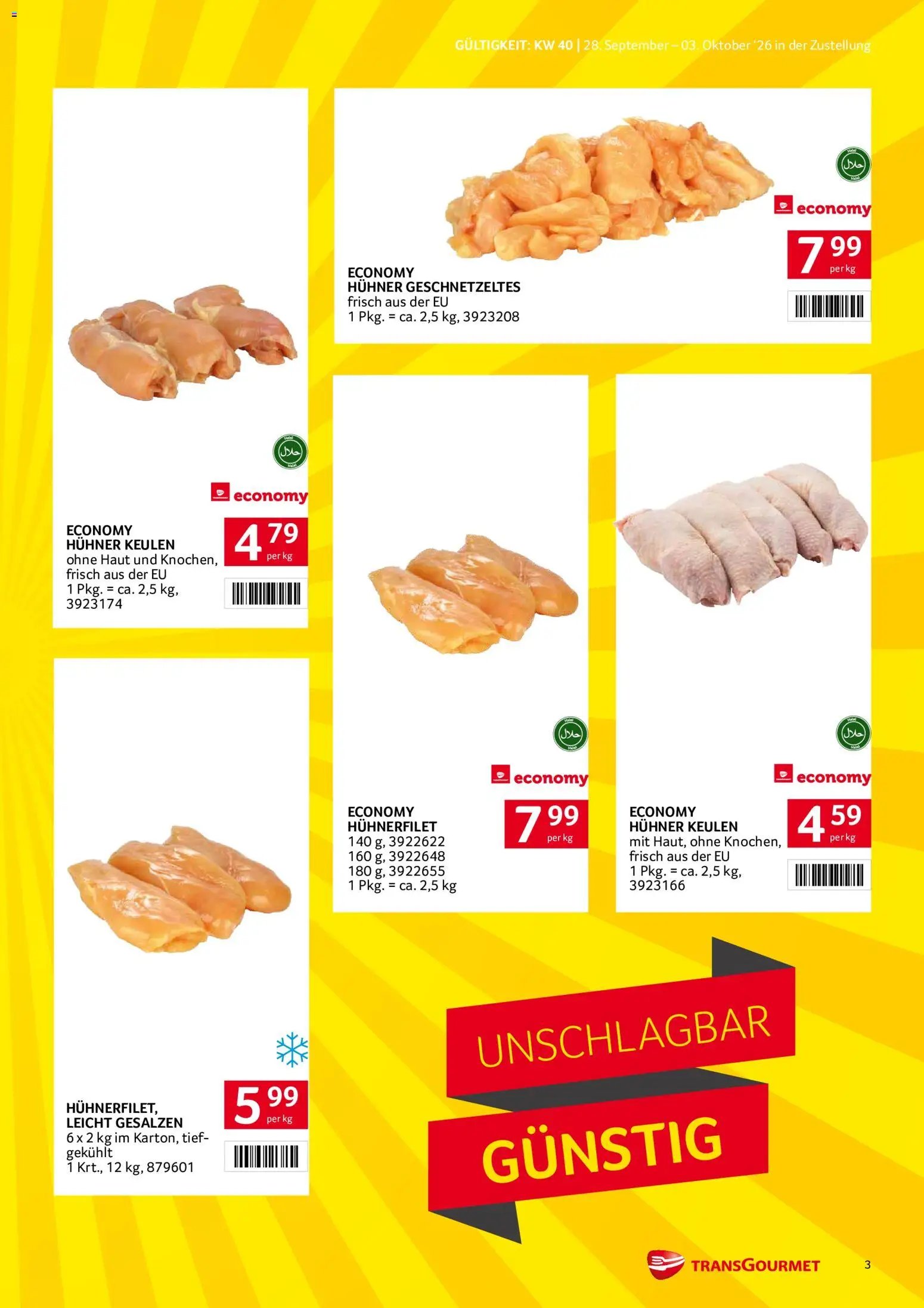 Transgourmet Zustellaktion