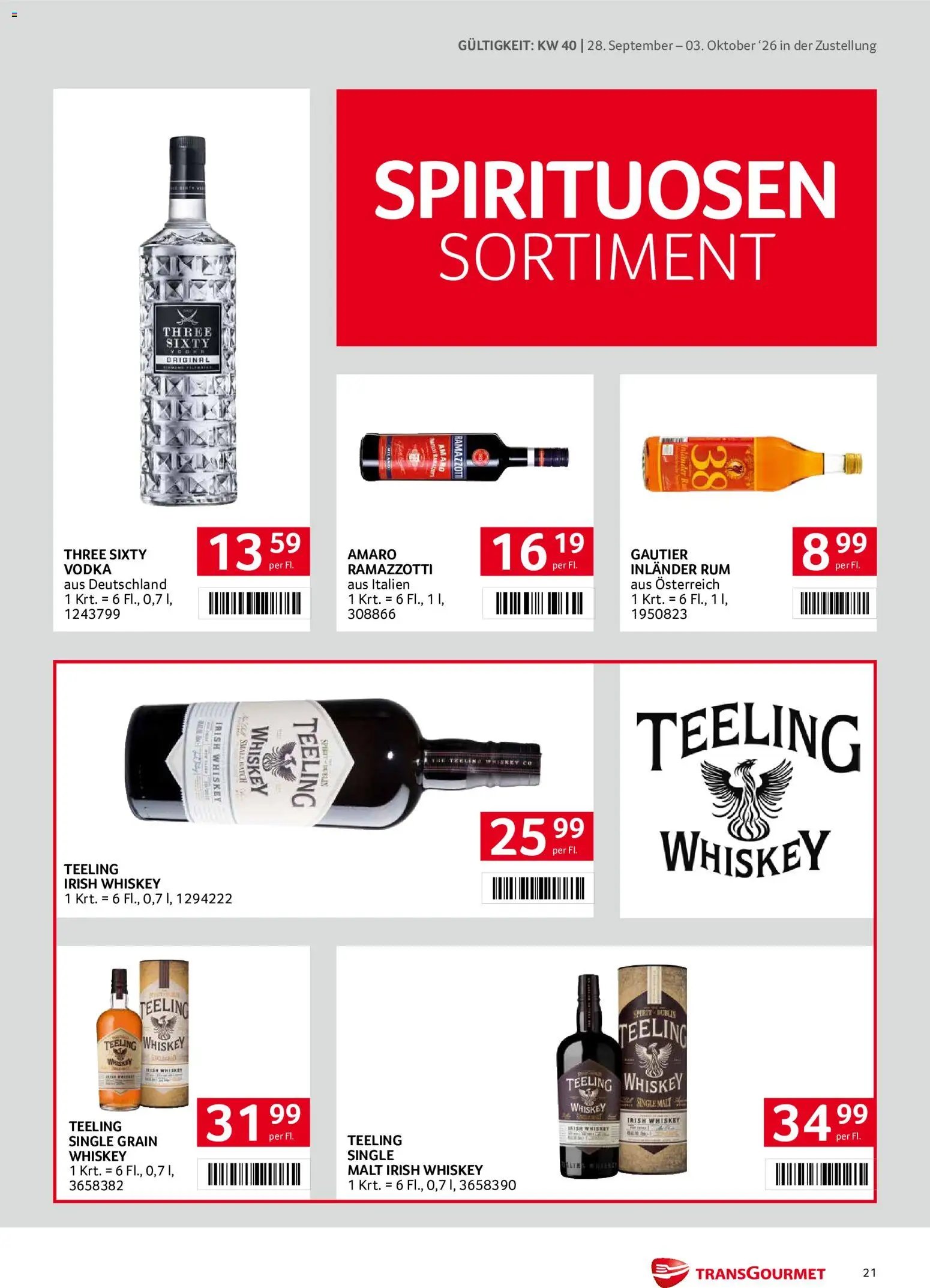 Transgourmet Zustellaktion