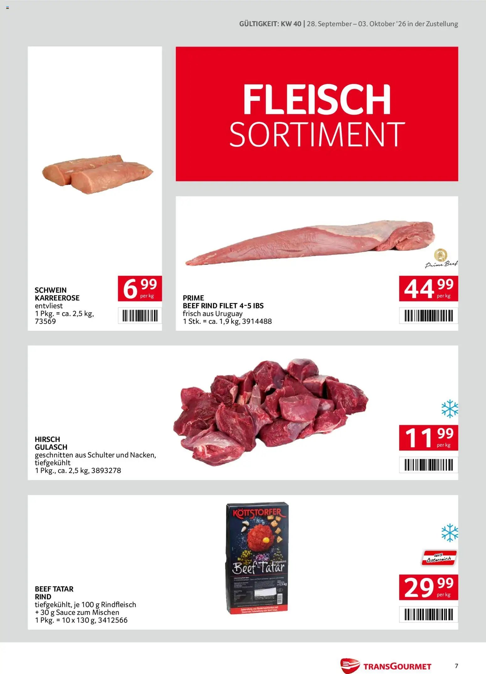 Transgourmet Zustellaktion