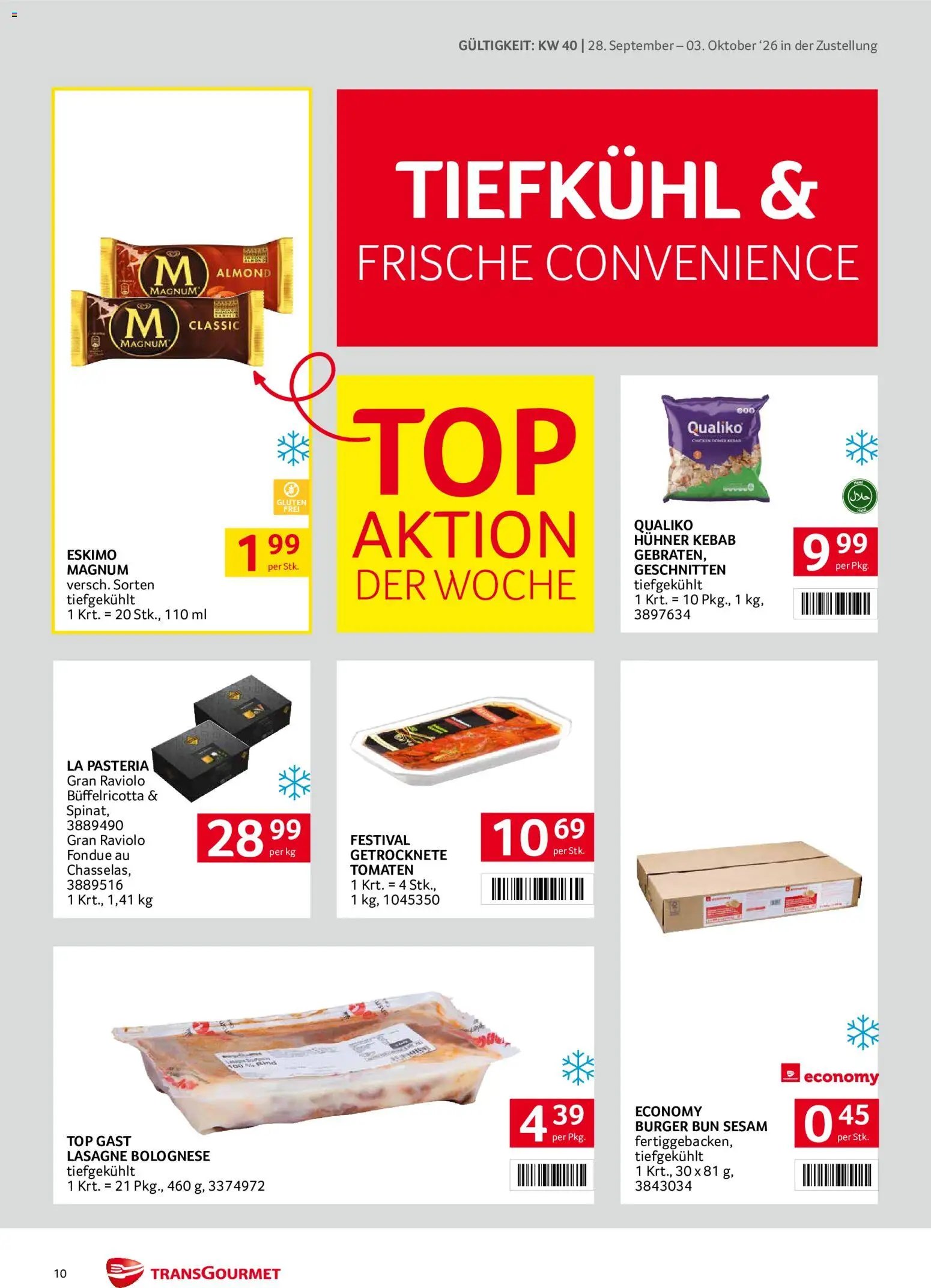 Transgourmet Zustellaktion