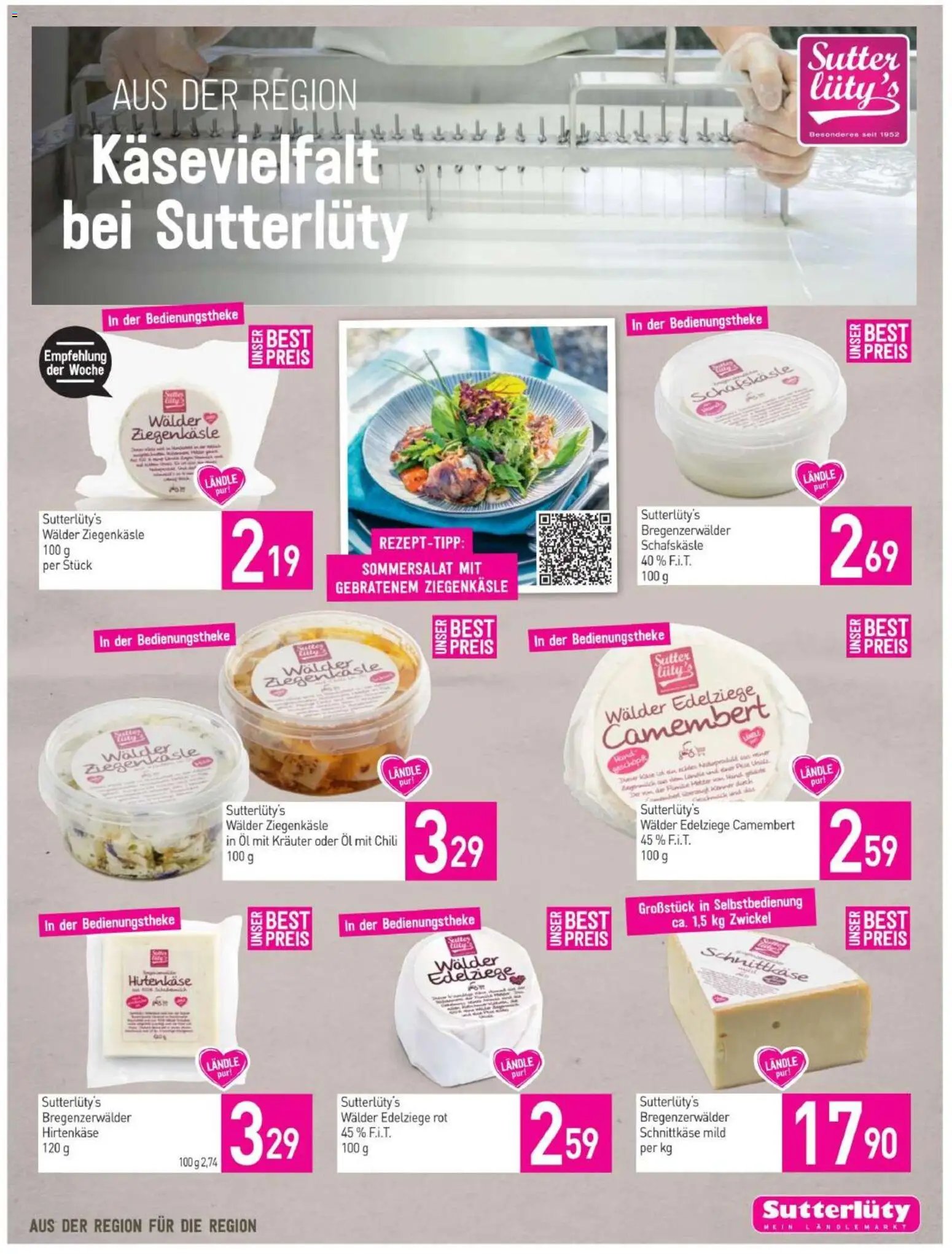 Sutterlüty Flugblatt