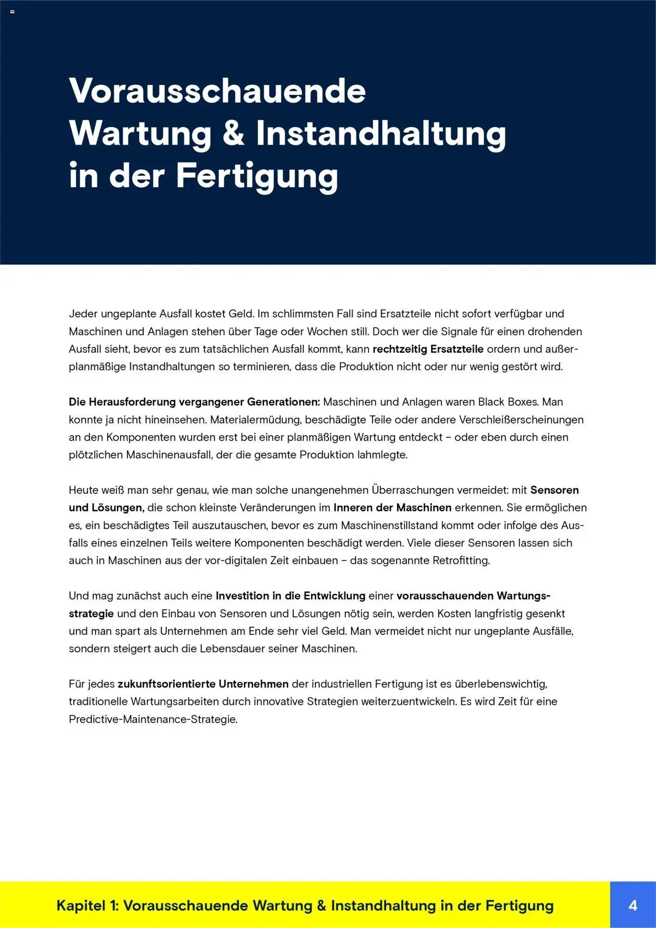 Conrad Whitepaper vorausschauende Wartung