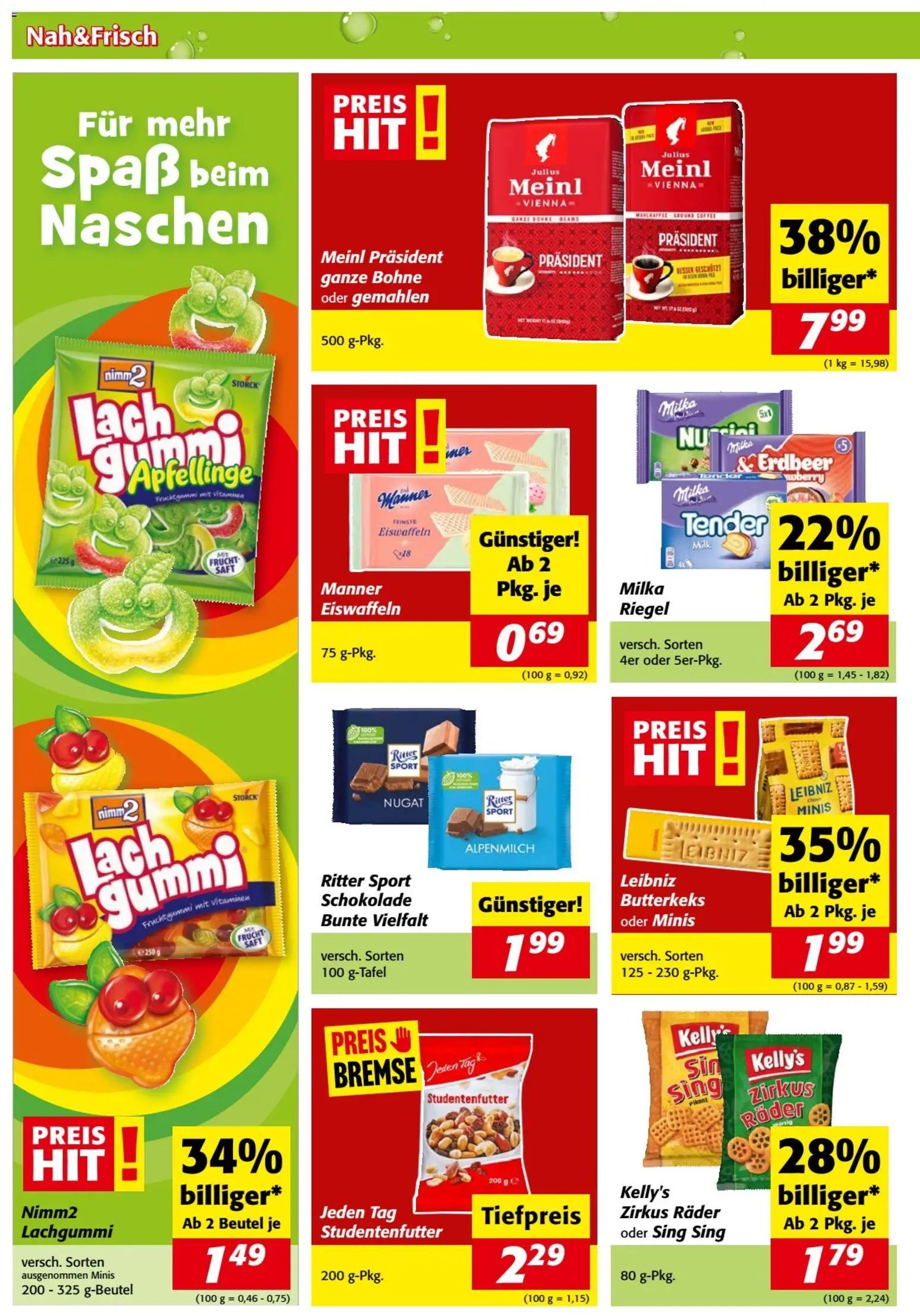 Nah und Frisch Flugblatt