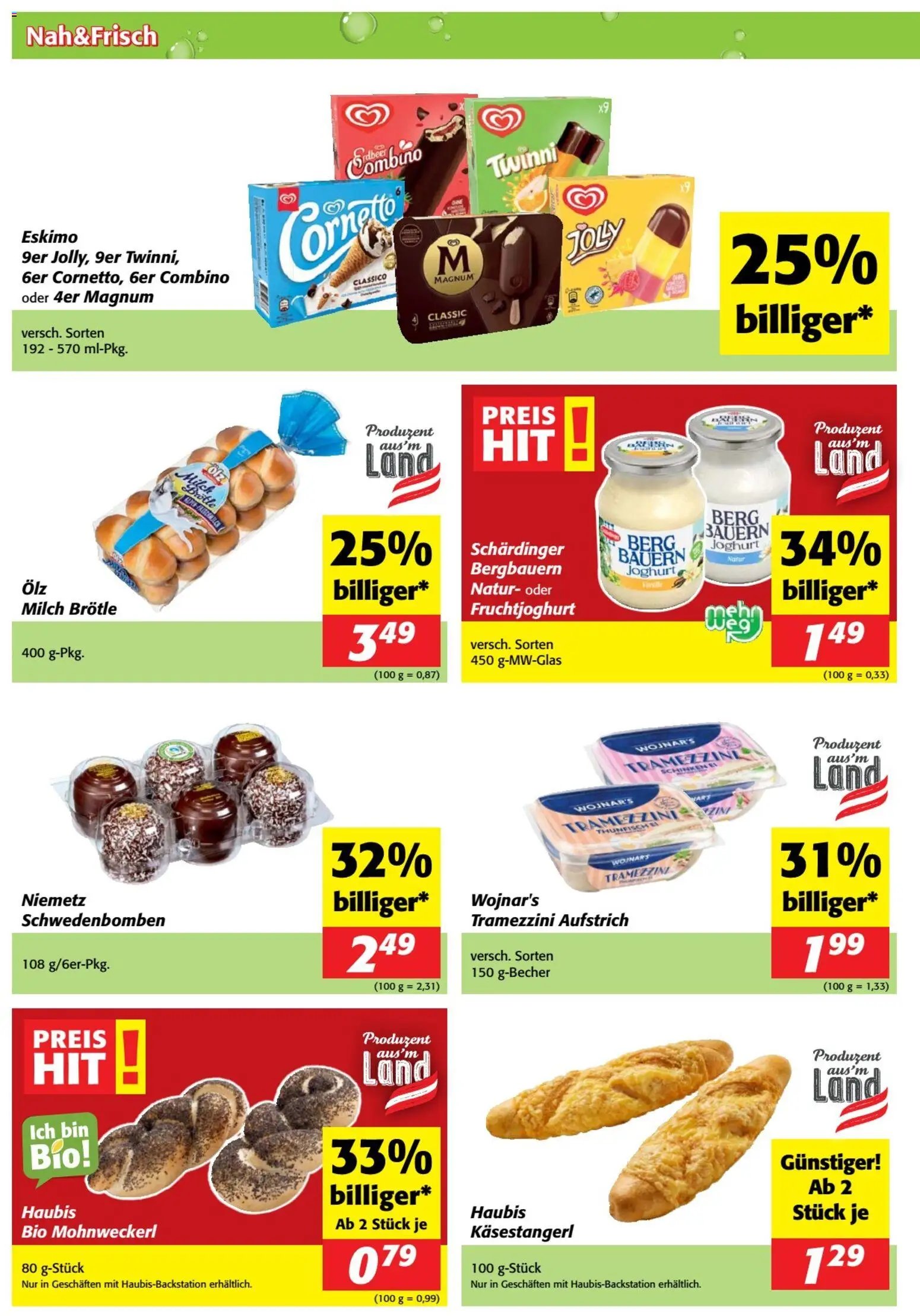 Nah und Frisch Flugblatt