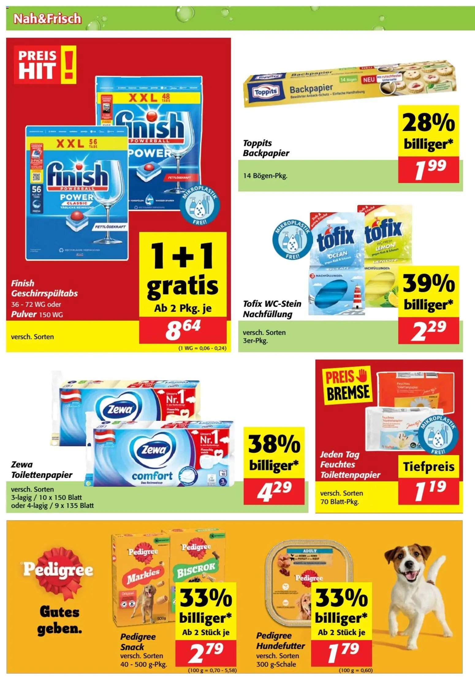 Nah und Frisch Flugblatt