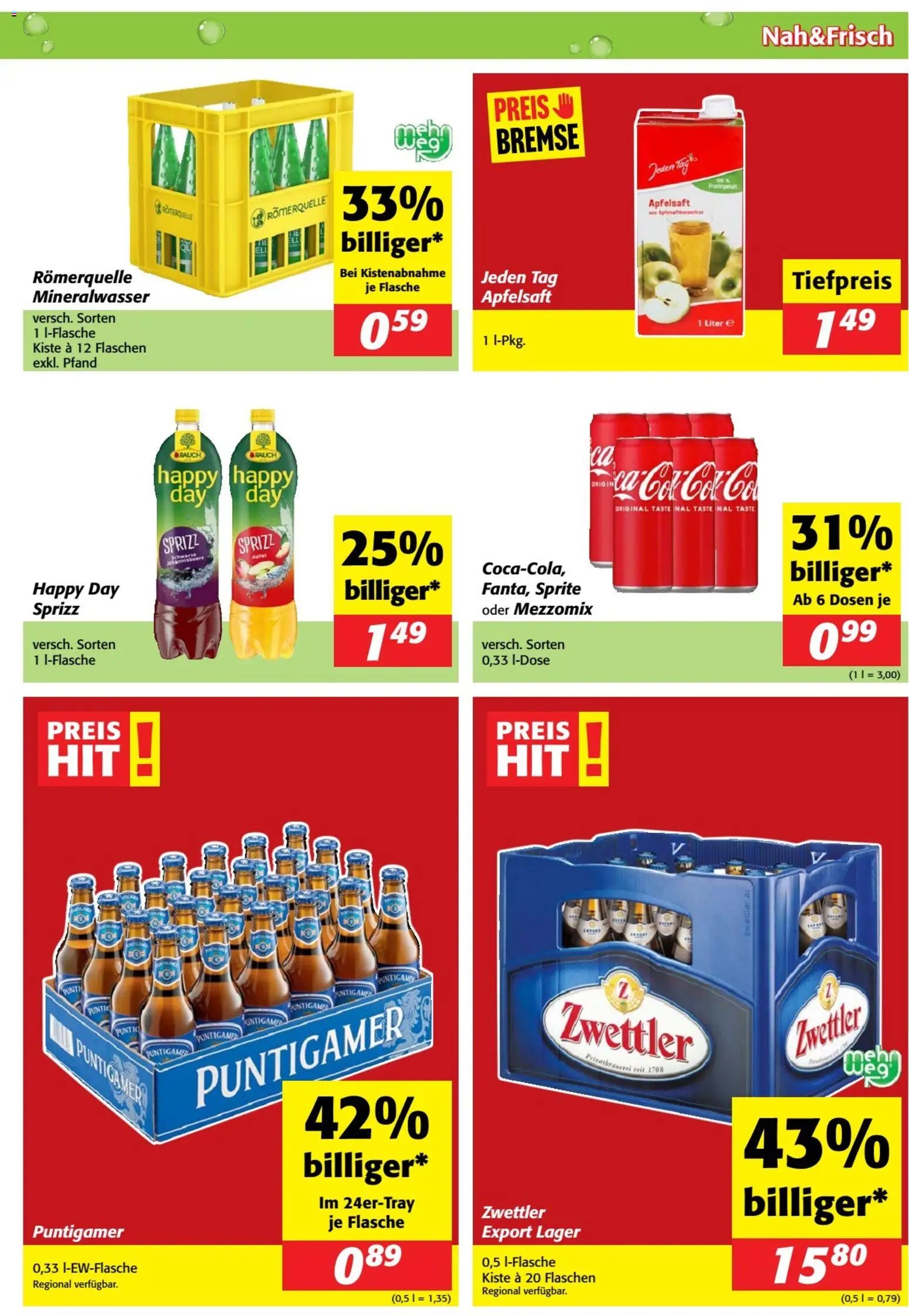 Nah und Frisch Flugblatt