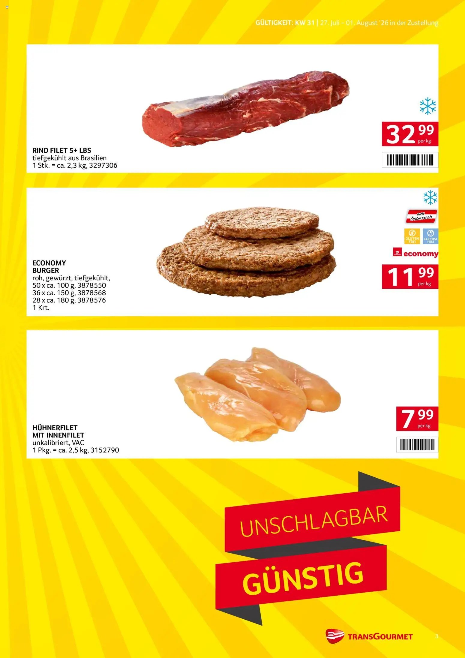 Transgourmet Zustellaktion