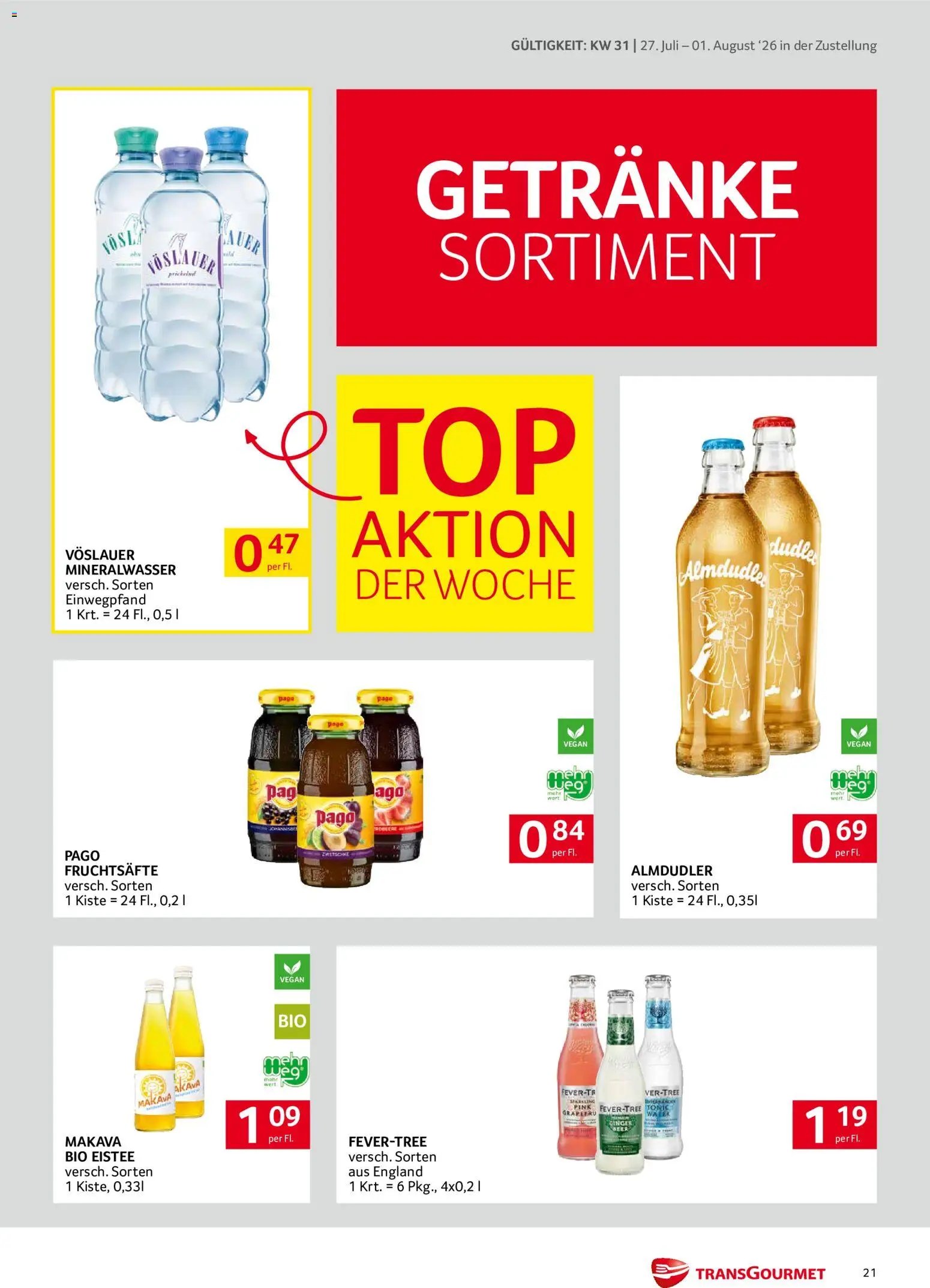 Transgourmet Zustellaktion