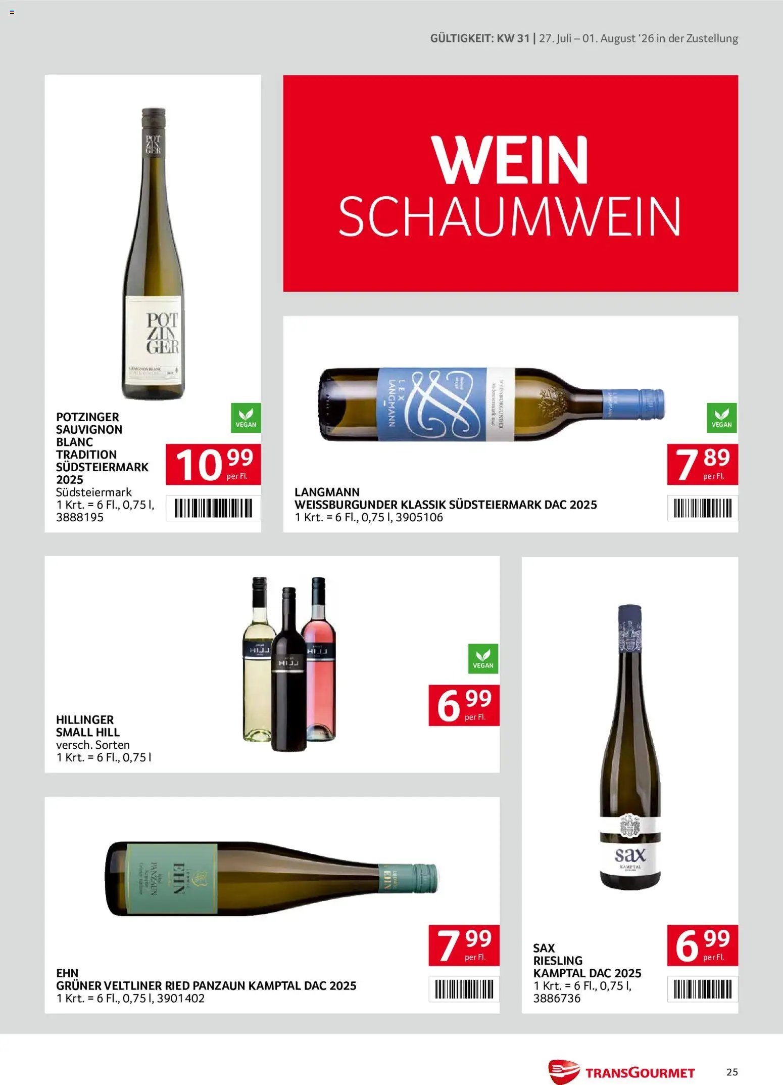 Transgourmet Zustellaktion
