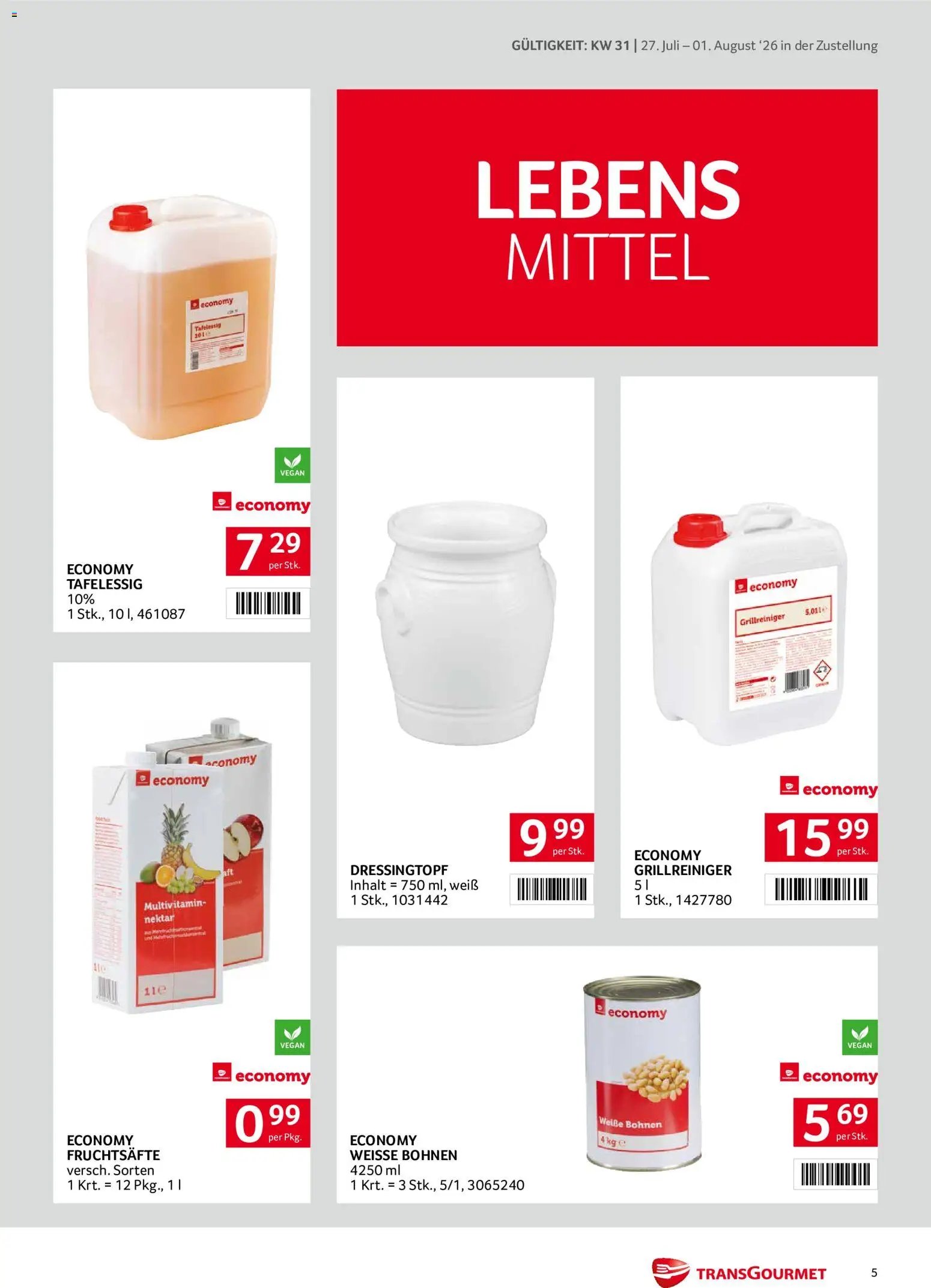 Transgourmet Zustellaktion