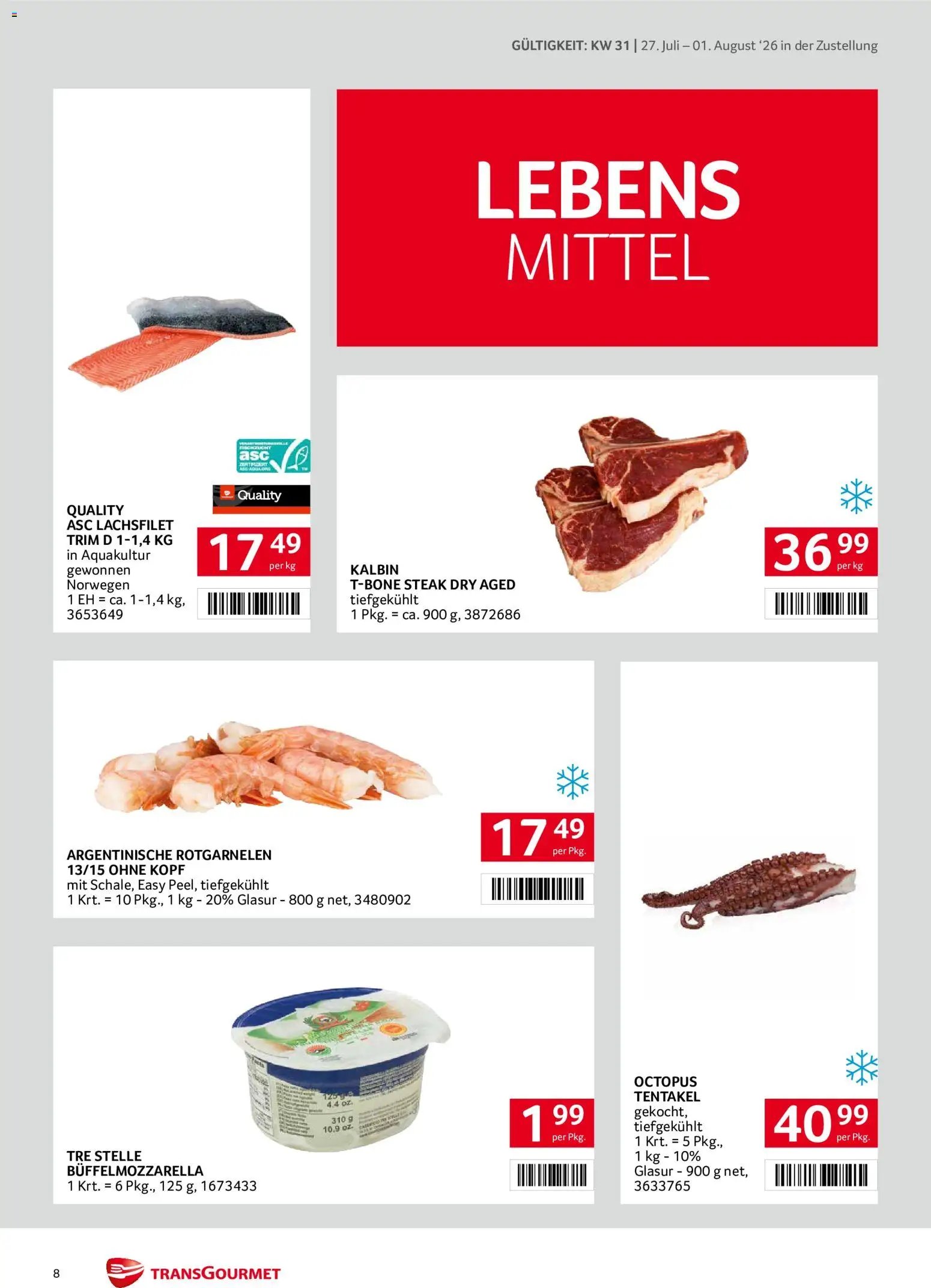 Transgourmet Zustellaktion