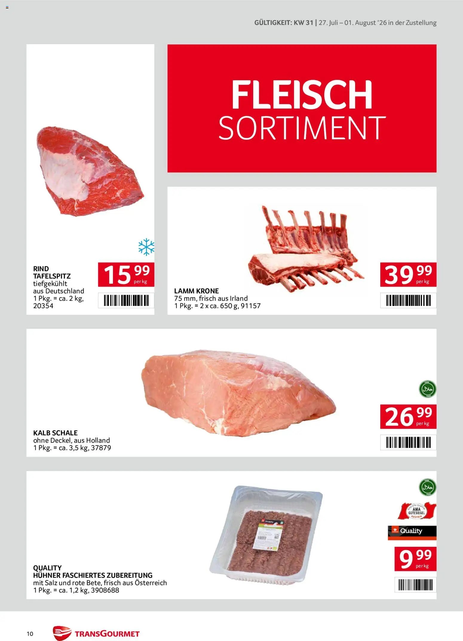 Transgourmet Zustellaktion