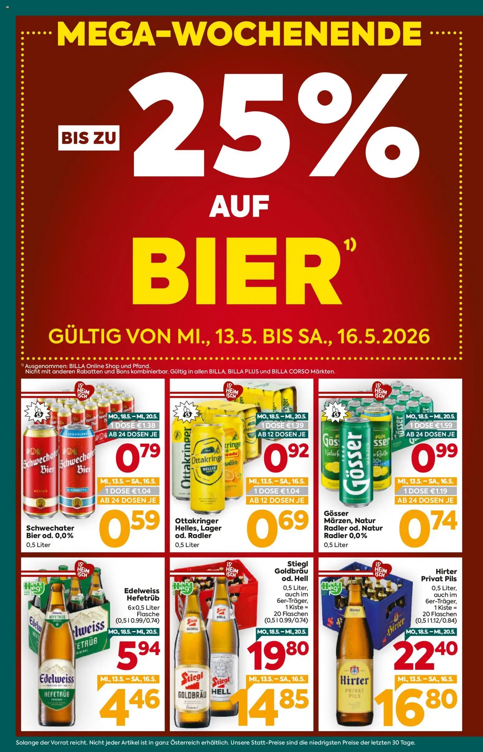 Billa Plus Flugblatt - 