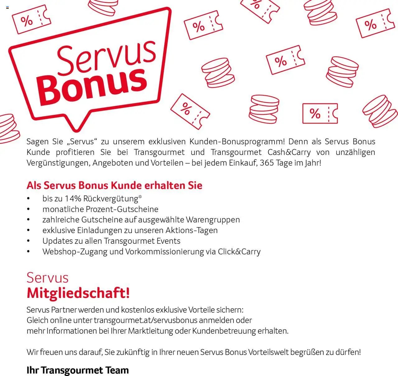 Transgourmet ServusBonus 
