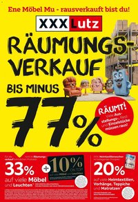 XXXLutz Räumungsverkauf