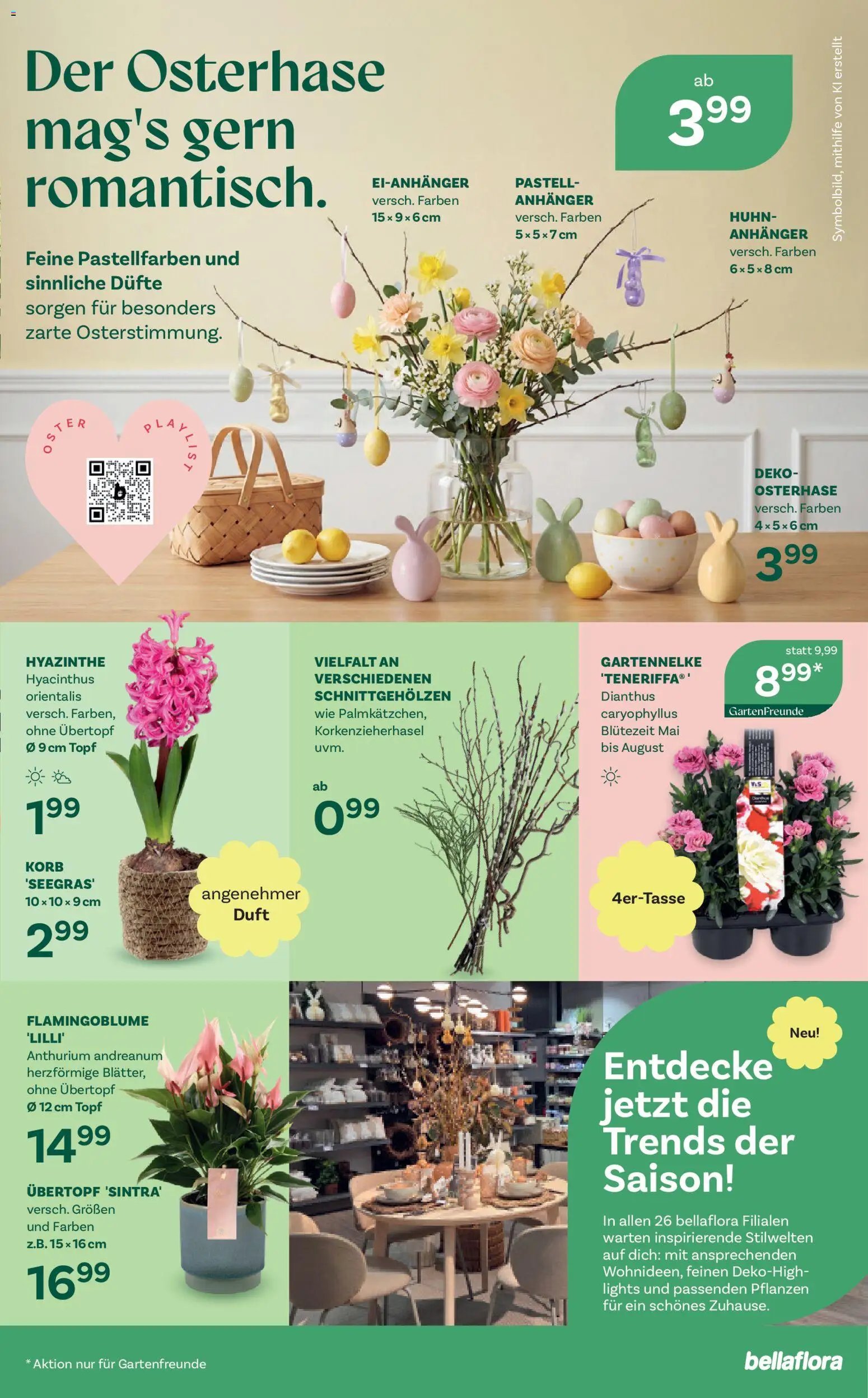 bellaflora Flugblatt