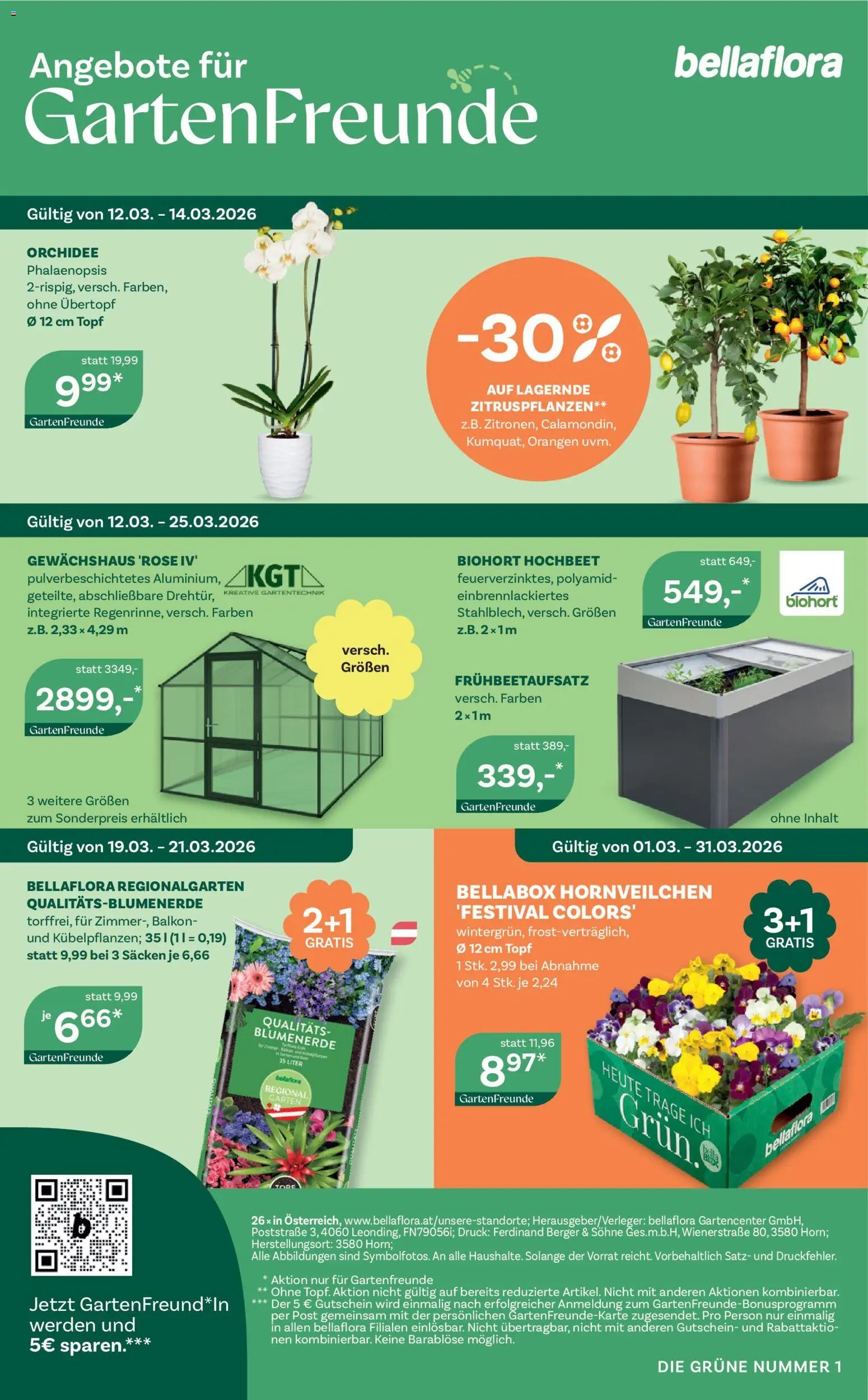 bellaflora Flugblatt