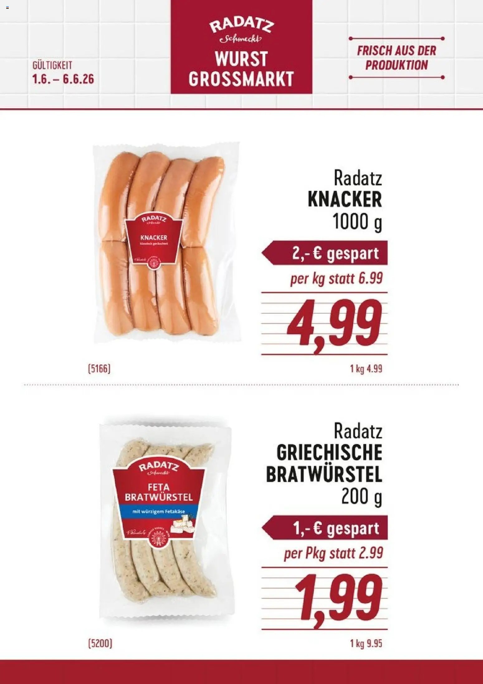 Radatz - Wurst grossmarkt