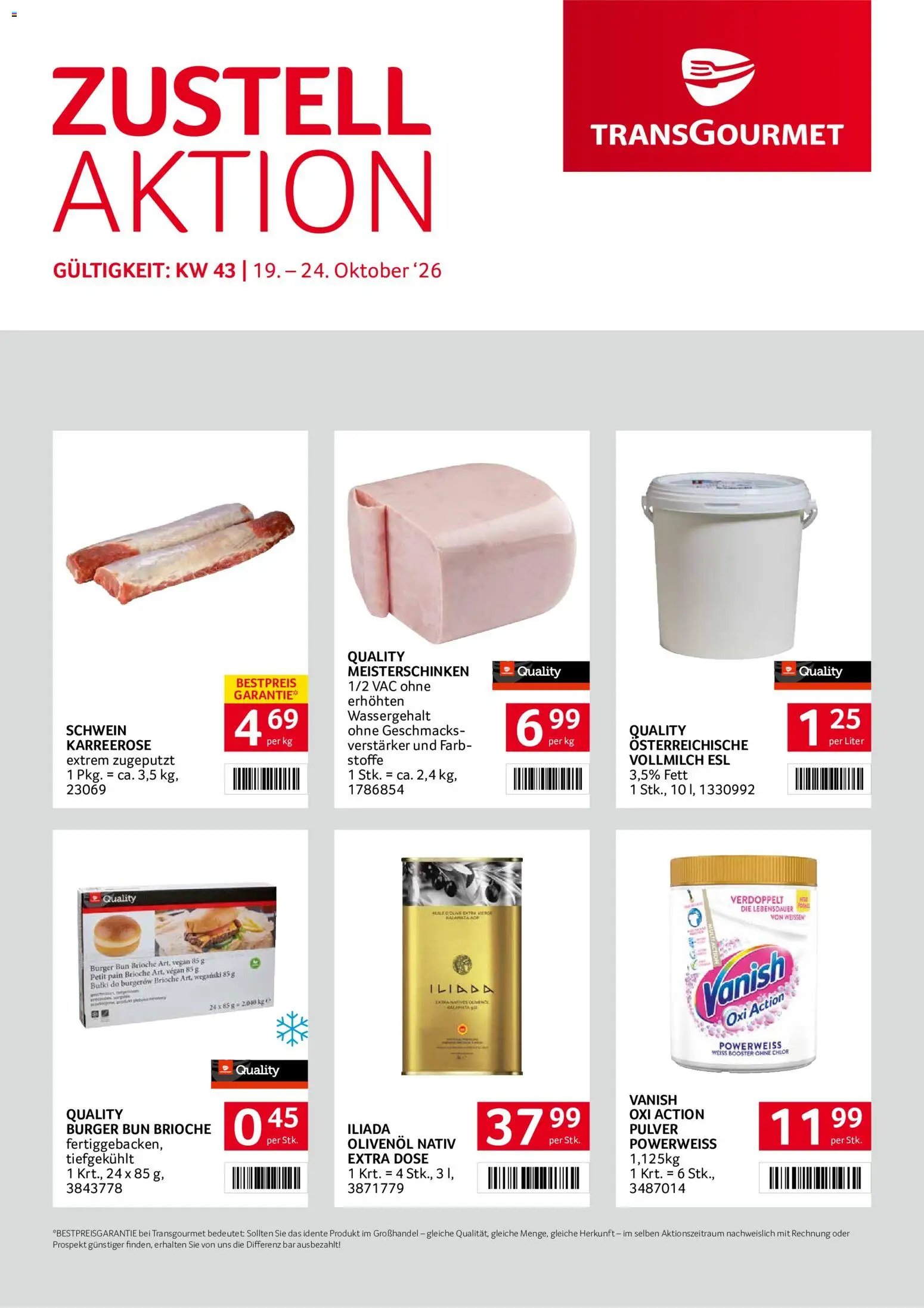 Transgourmet Flugblatt
