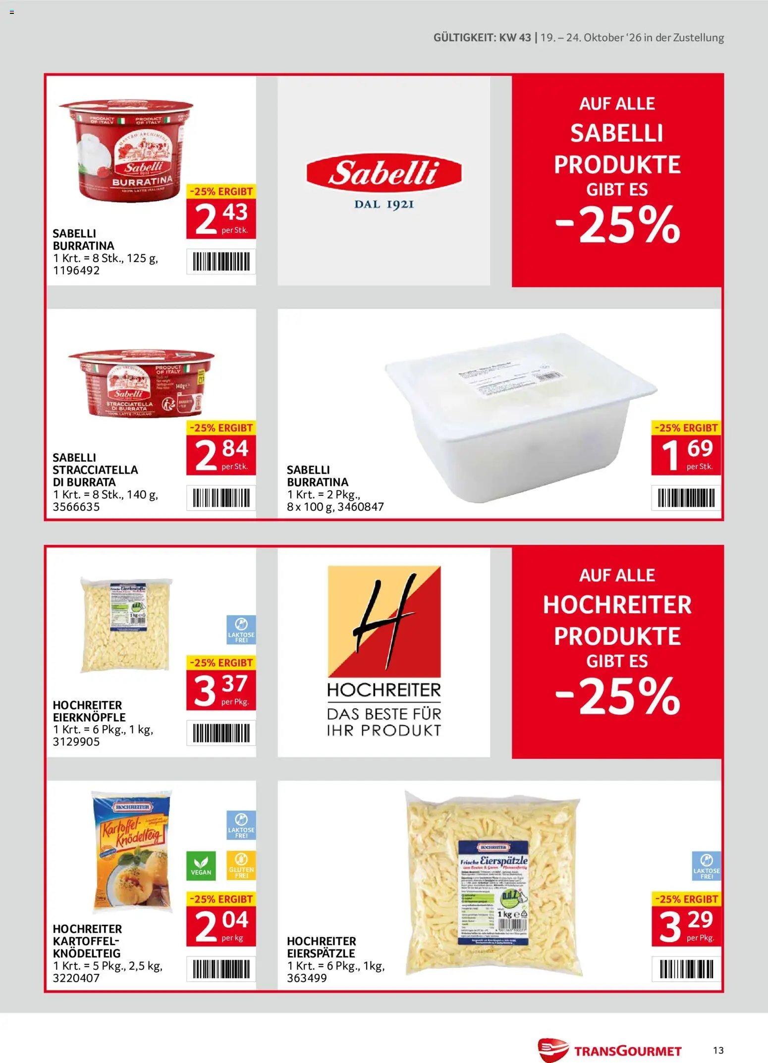Transgourmet Flugblatt